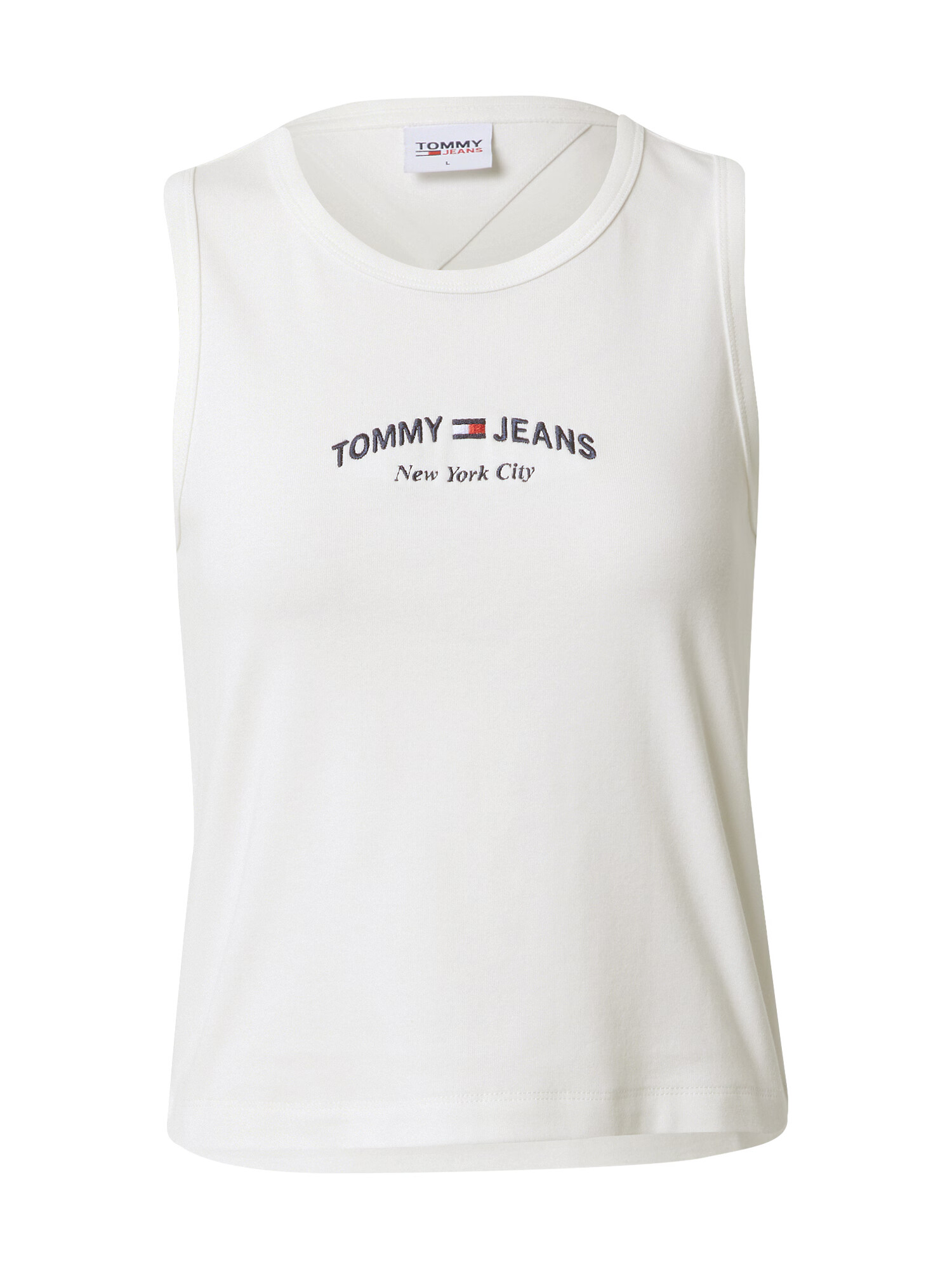 Tommy Jeans Top temno modra / rdeča / off-bela - Pepit.si