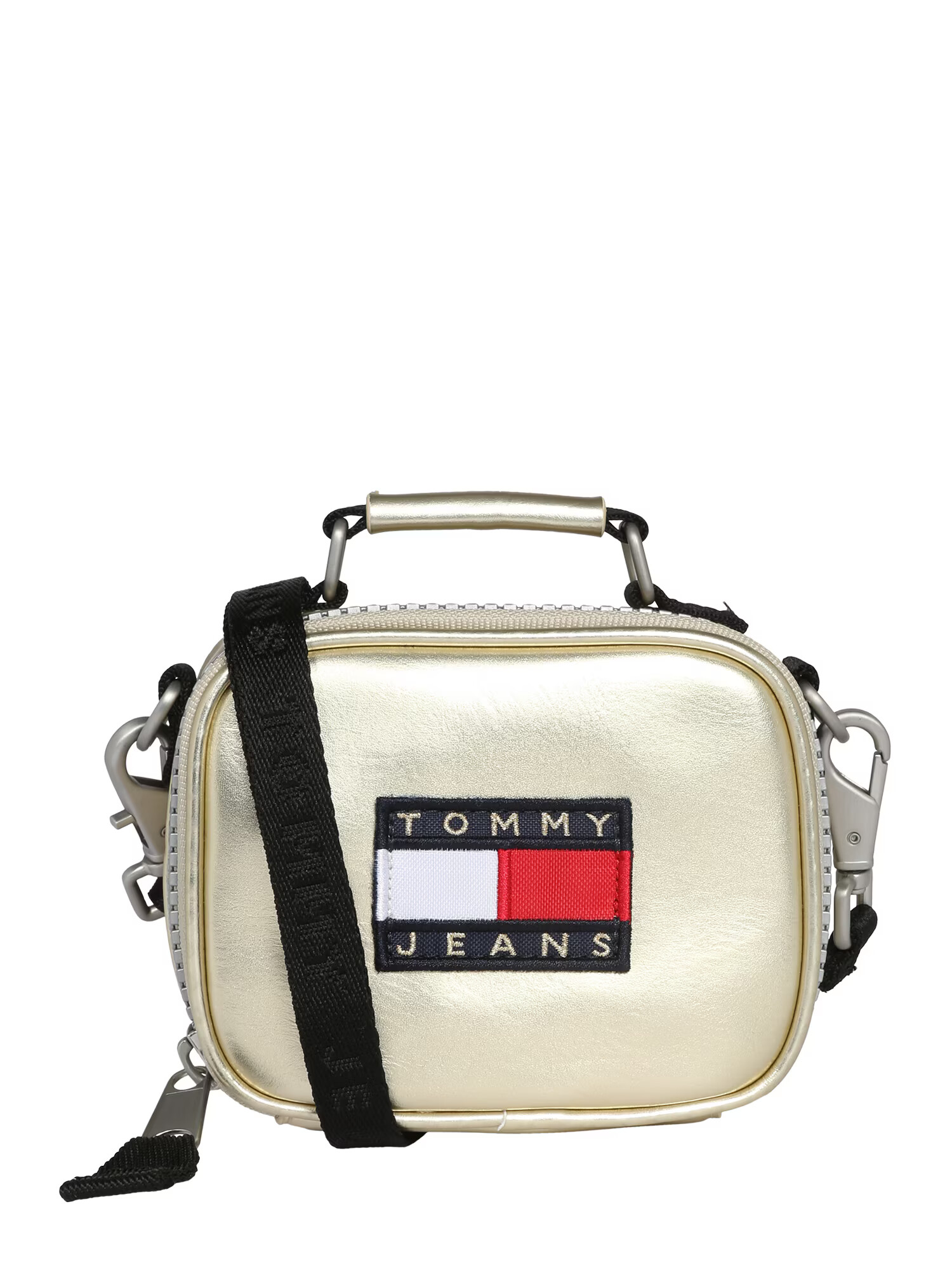 Tommy Jeans Torba za čez ramo zlata / mornarska / bela / rdeča / črna - Pepit.si