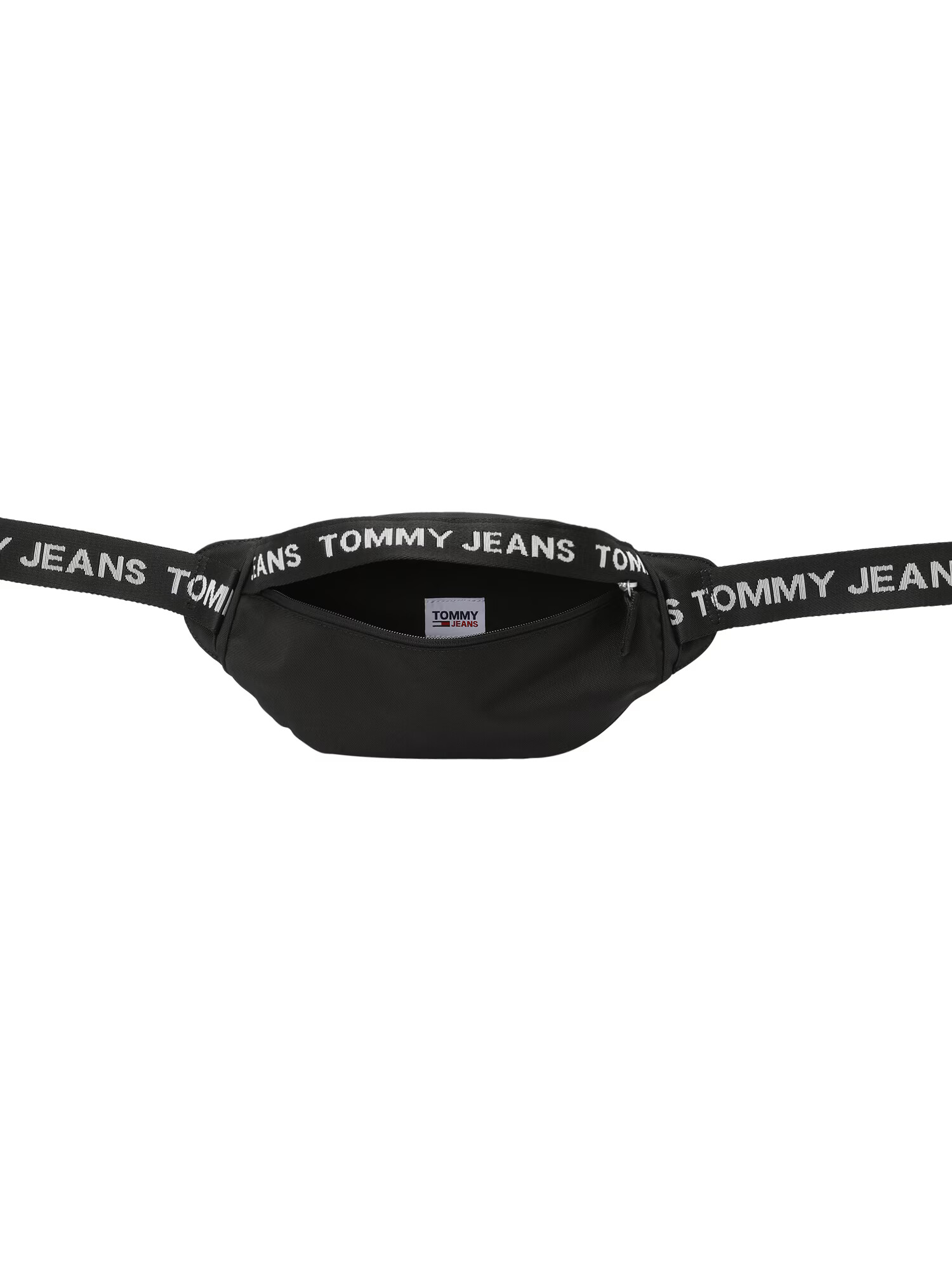 Tommy Jeans Torbica za okrog pasu črna / bela - Pepit.si