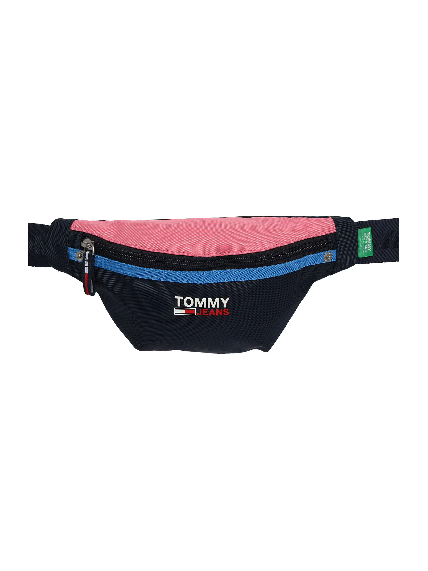 Tommy Jeans Torbica za okrog pasu mornarska / nebeško modra / staro roza / bela / ognjeno rdeča - Pepit.si