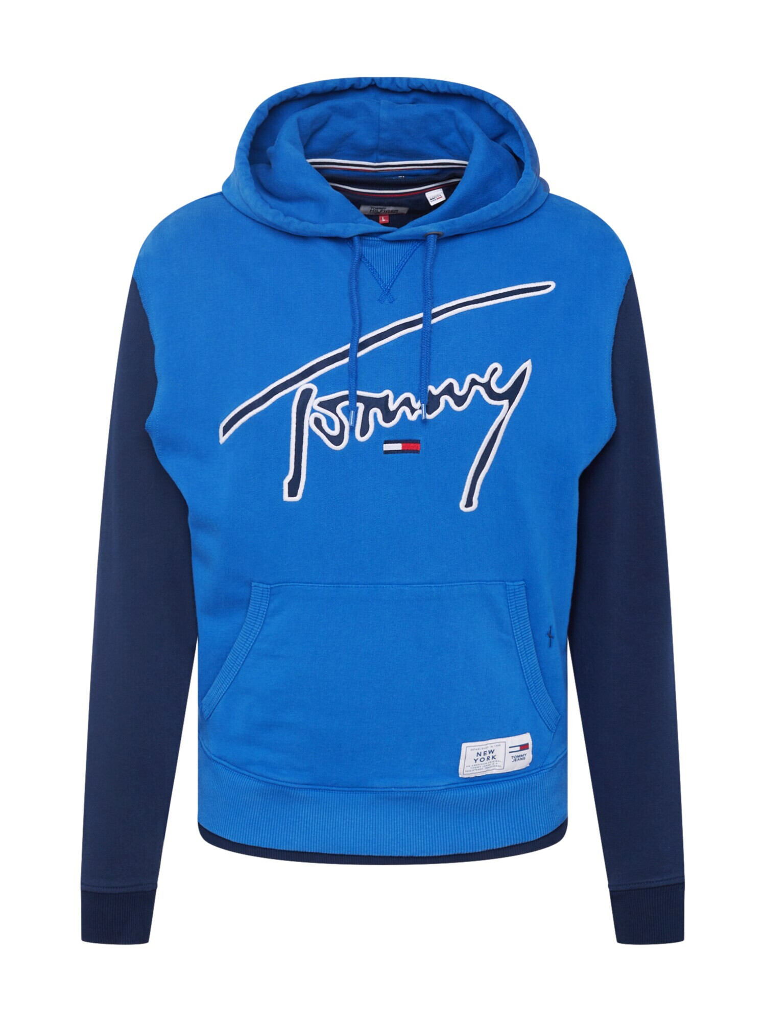 Tommy Jeans Majica marine / kraljevo modra / rdeča / bela - Pepit.si