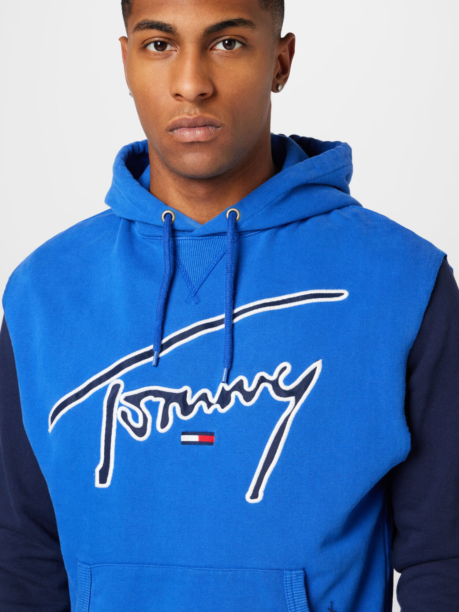 Tommy Jeans Majica marine / kraljevo modra / rdeča / bela - Pepit.si