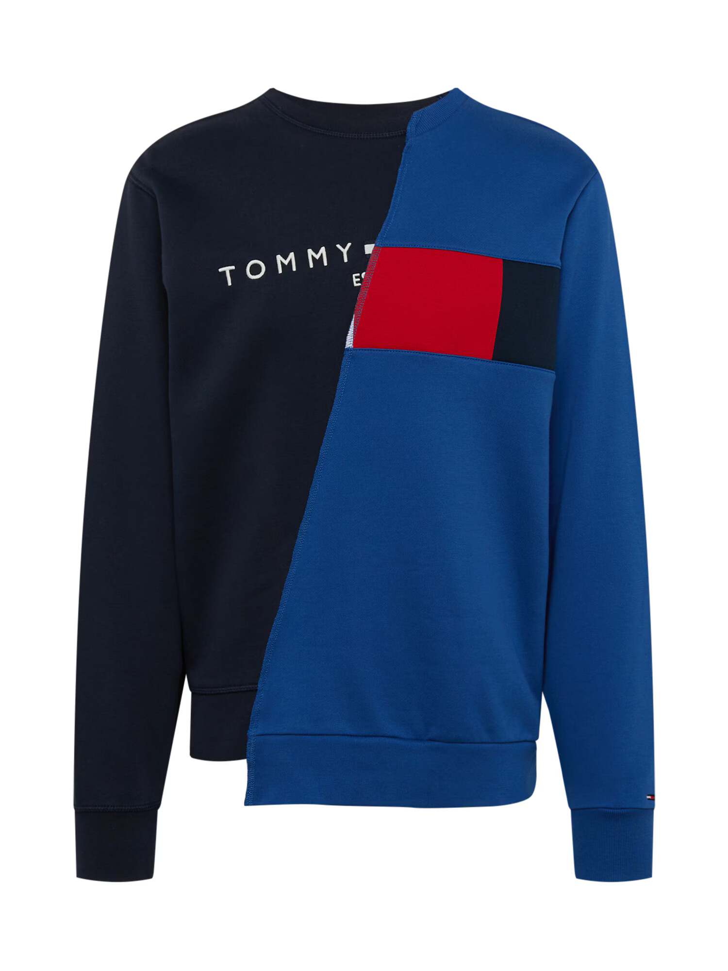 Tommy Jeans Majica modra / mornarska / rdeča / bela - Pepit.si