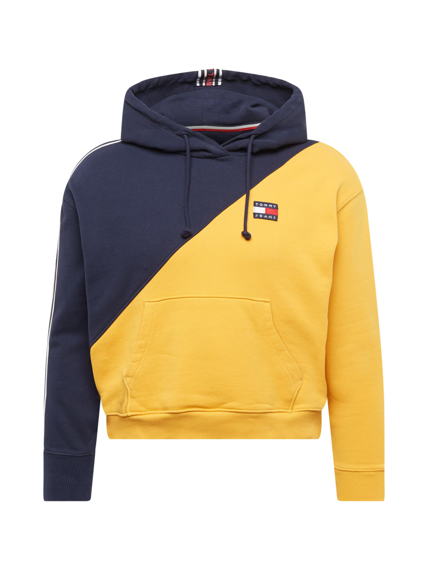 Tommy Jeans Majica mornarska / temno rumena / rdeča / bela - Pepit.si