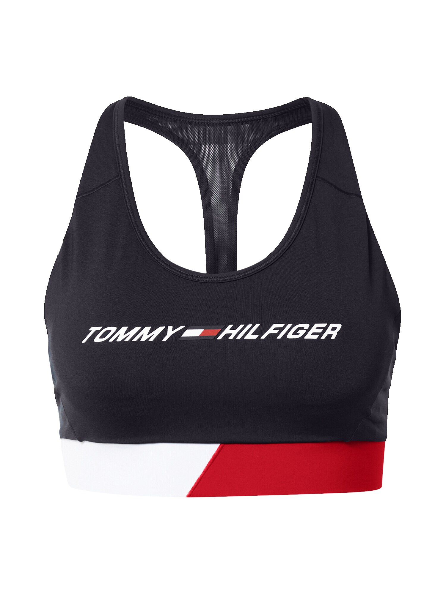 Tommy Sport Športni nederček temno modra / bela / rdeča - Pepit.si