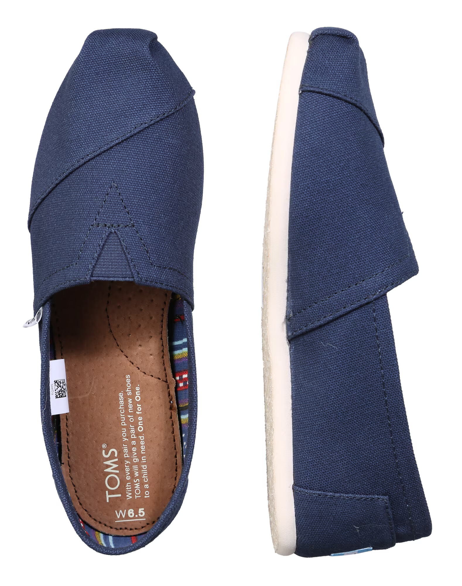 TOMS Espadrile 'Alpargata Core' mornarska - Pepit.si