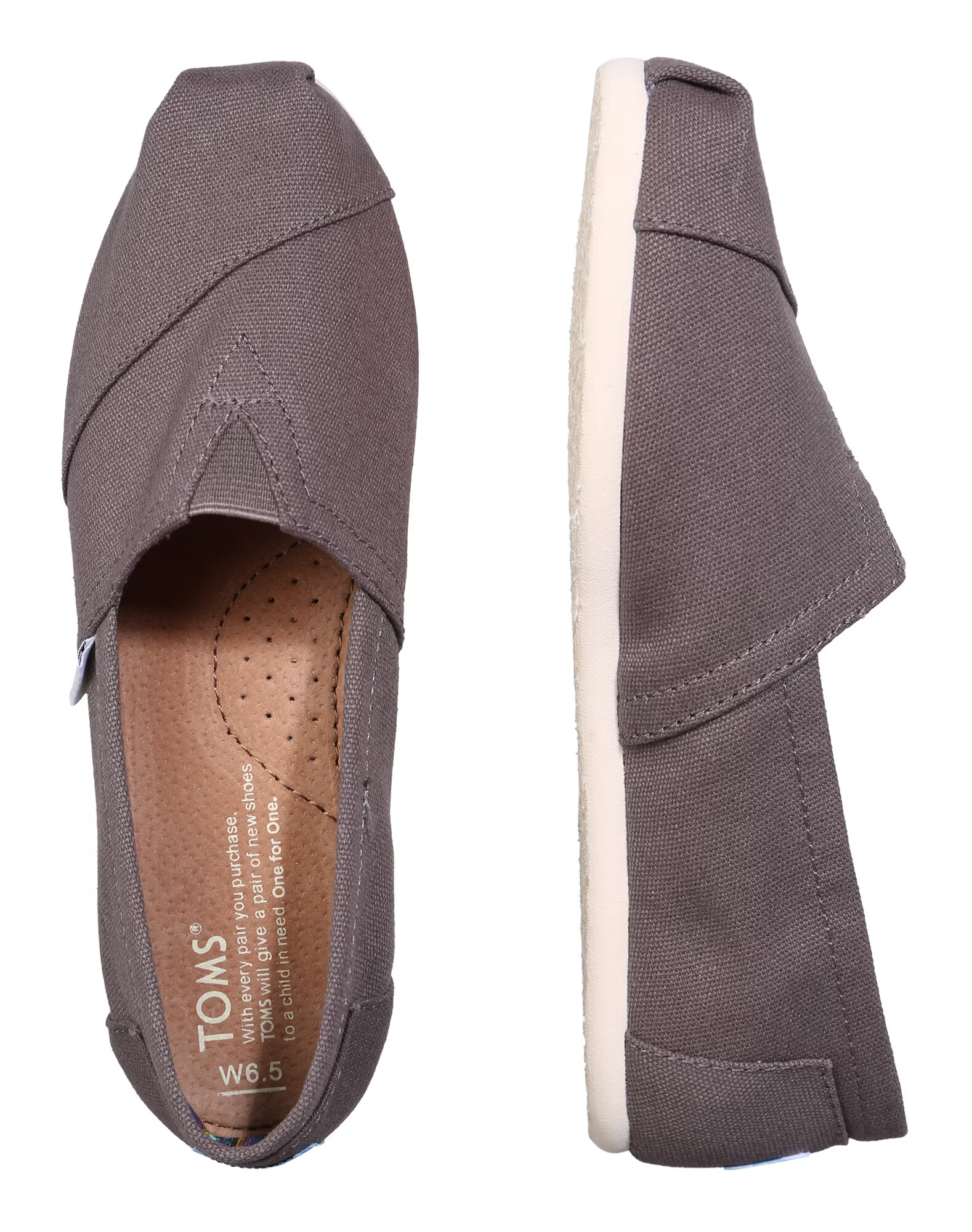 TOMS Espadrile 'Alpargata Core' temno siva - Pepit.si