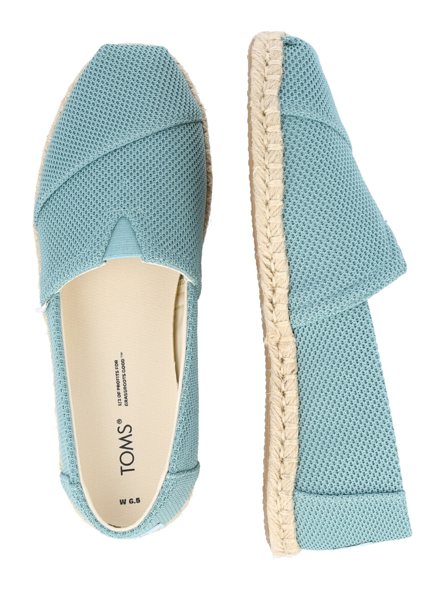 TOMS Espadrile petrol - Pepit.si