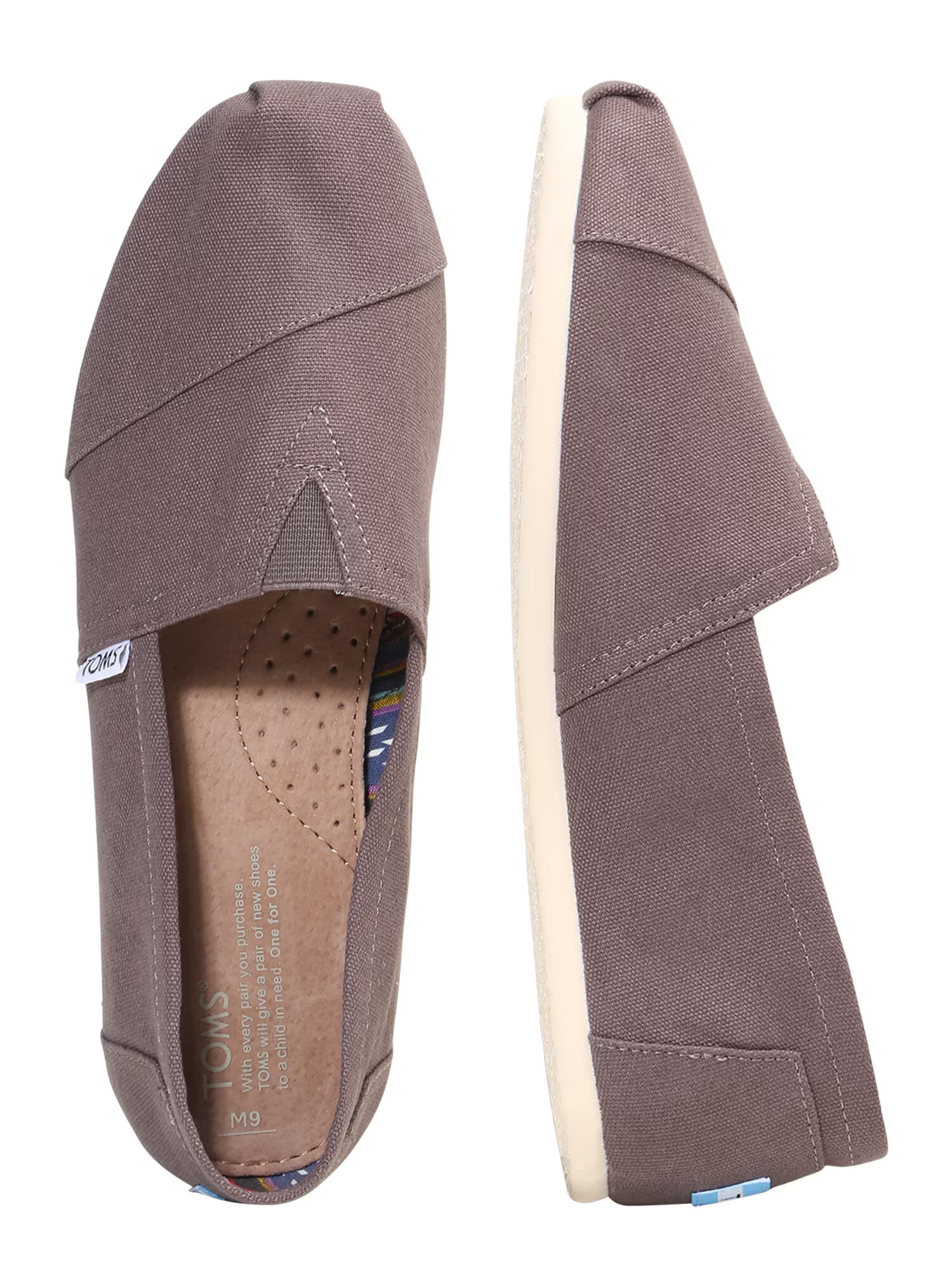 TOMS Espadrile 'ALPARGATA' siva - Pepit.si