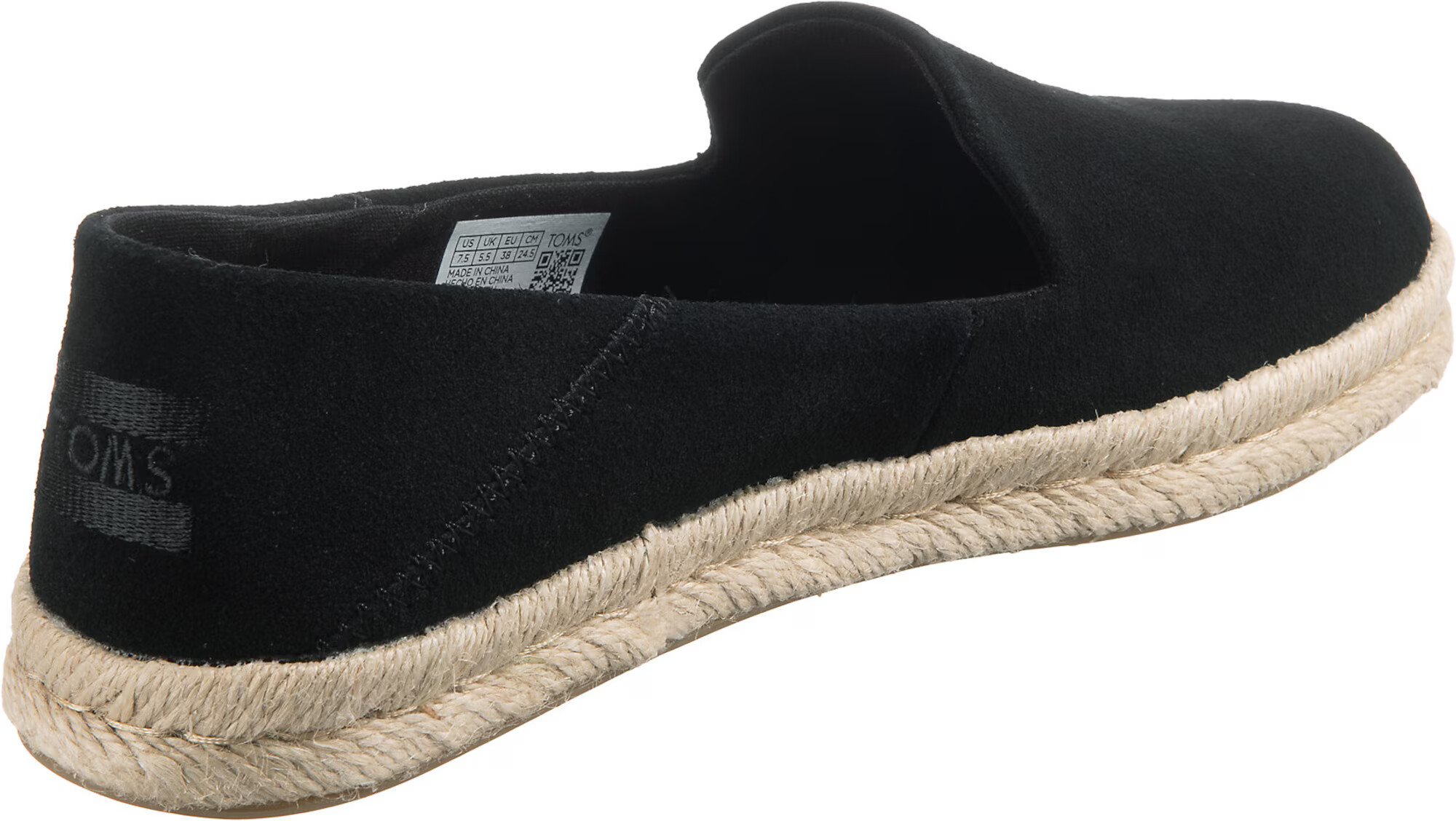 TOMS Espadrile črna - Pepit.si