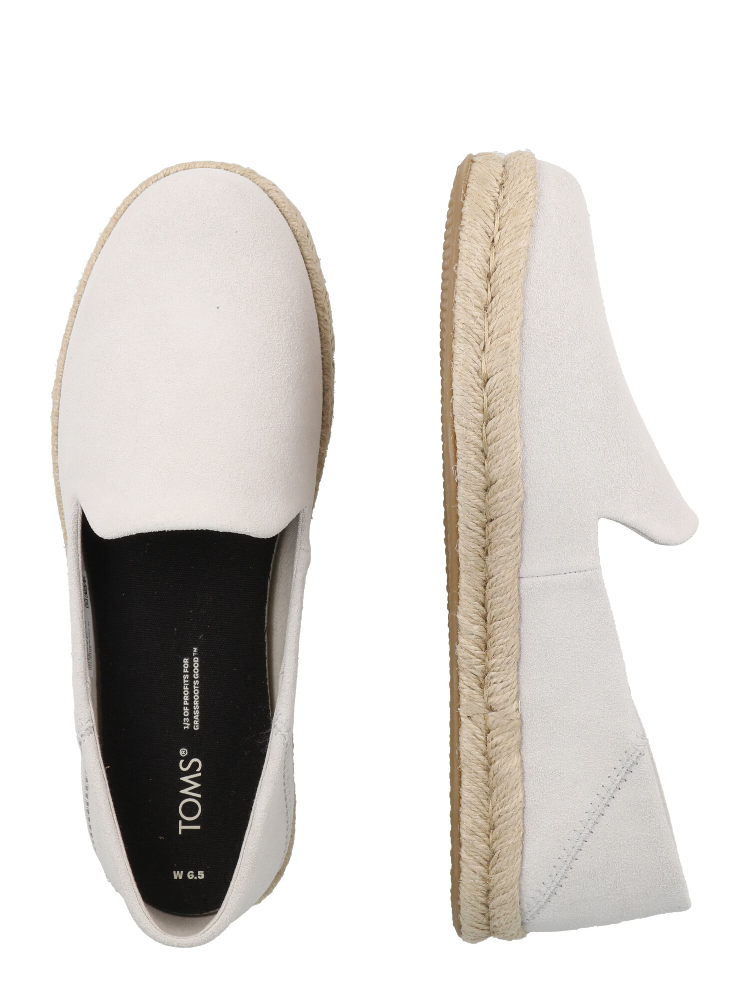 TOMS Espadrile 'SANTIAGO' svetlo siva - Pepit.si