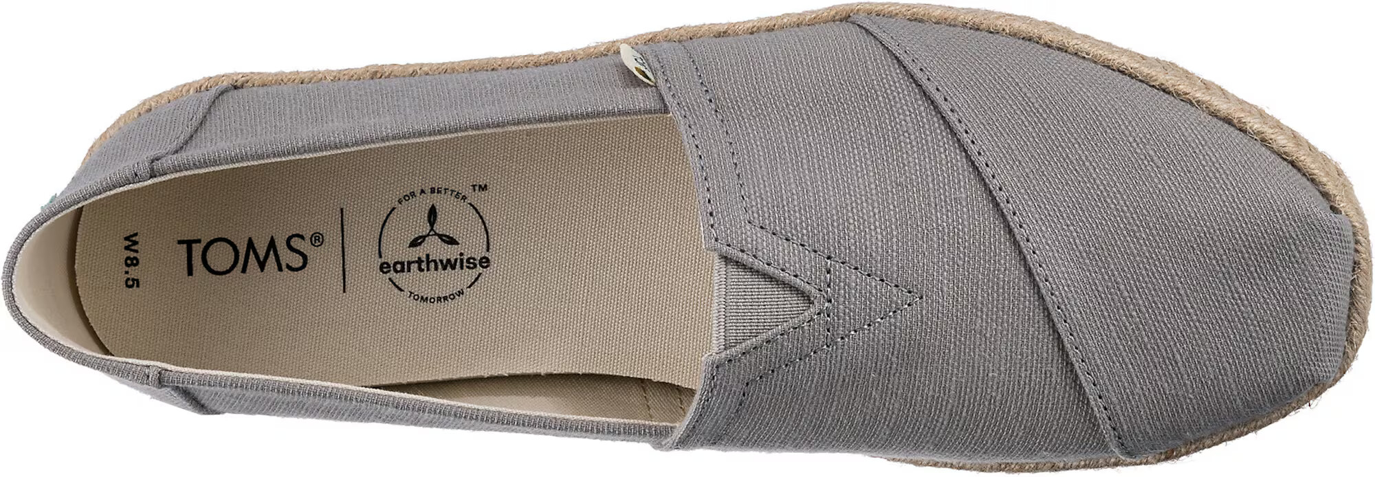 TOMS Espadrile 'Alpargata' siva - Pepit.si