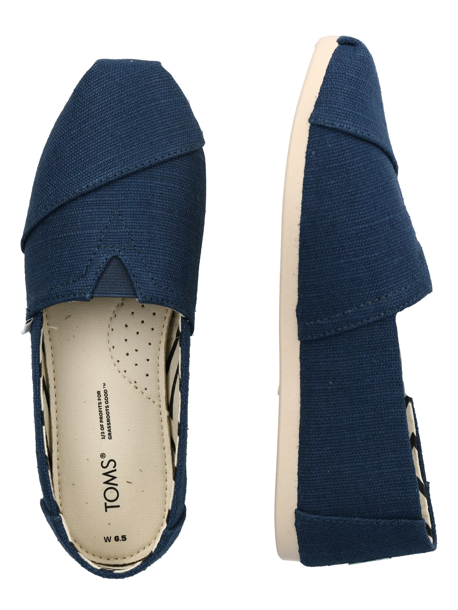 TOMS Espadrile 'ALPARGATA' marine - Pepit.si