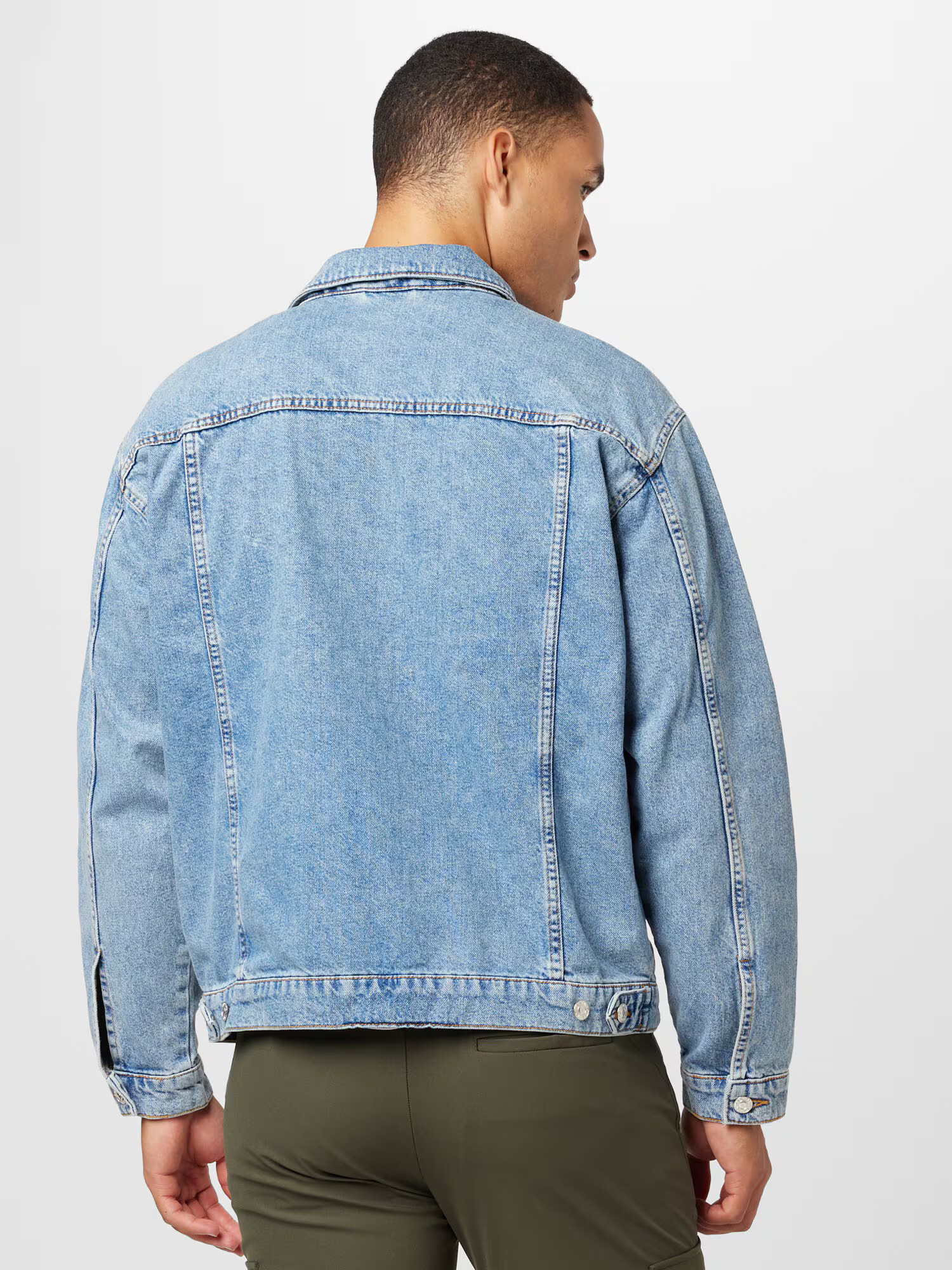 TOPMAN Prehodna jakna moder denim - Pepit.si