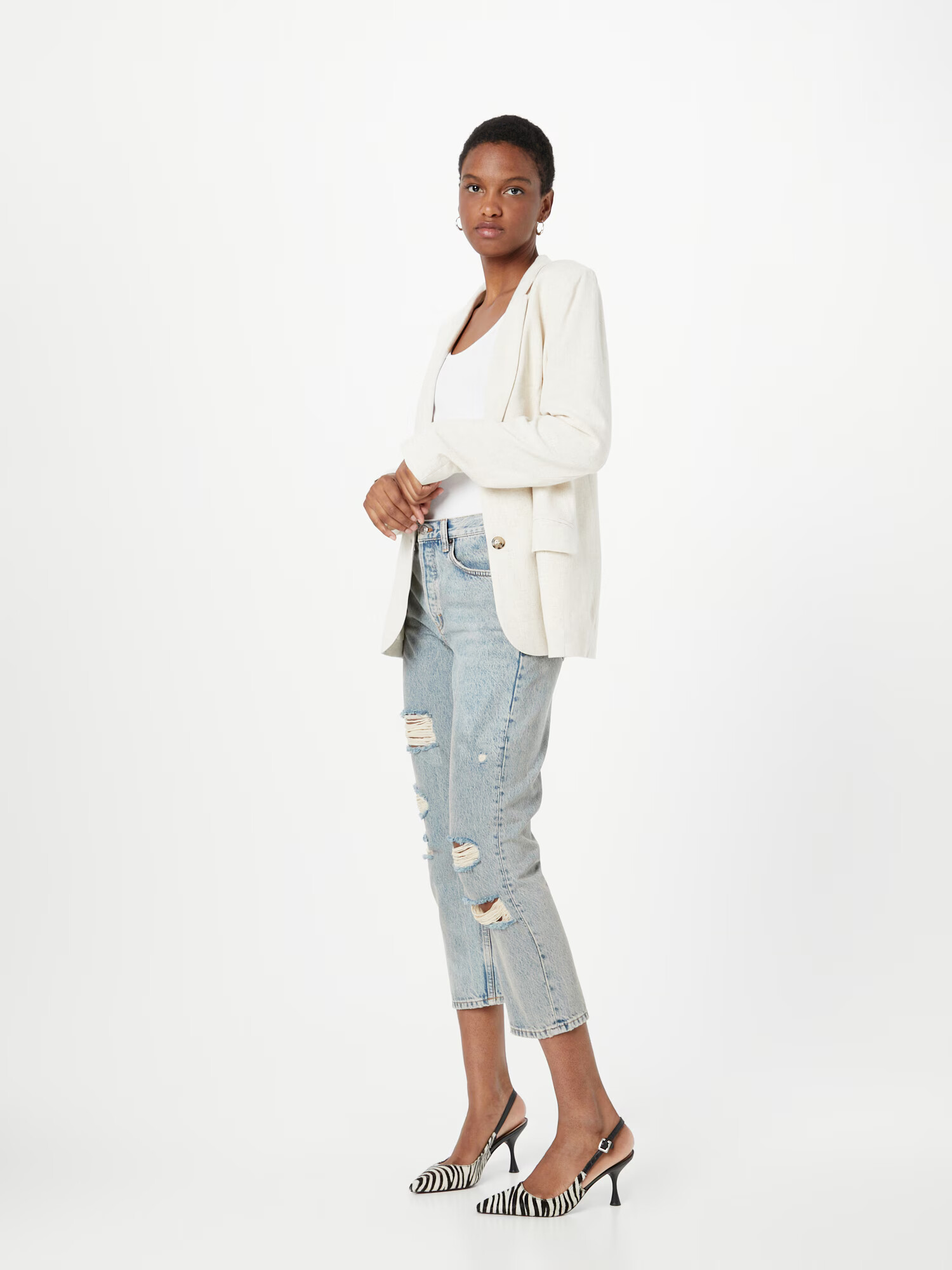 TOPSHOP Kavbojke 'Editor' moder denim - Pepit.si