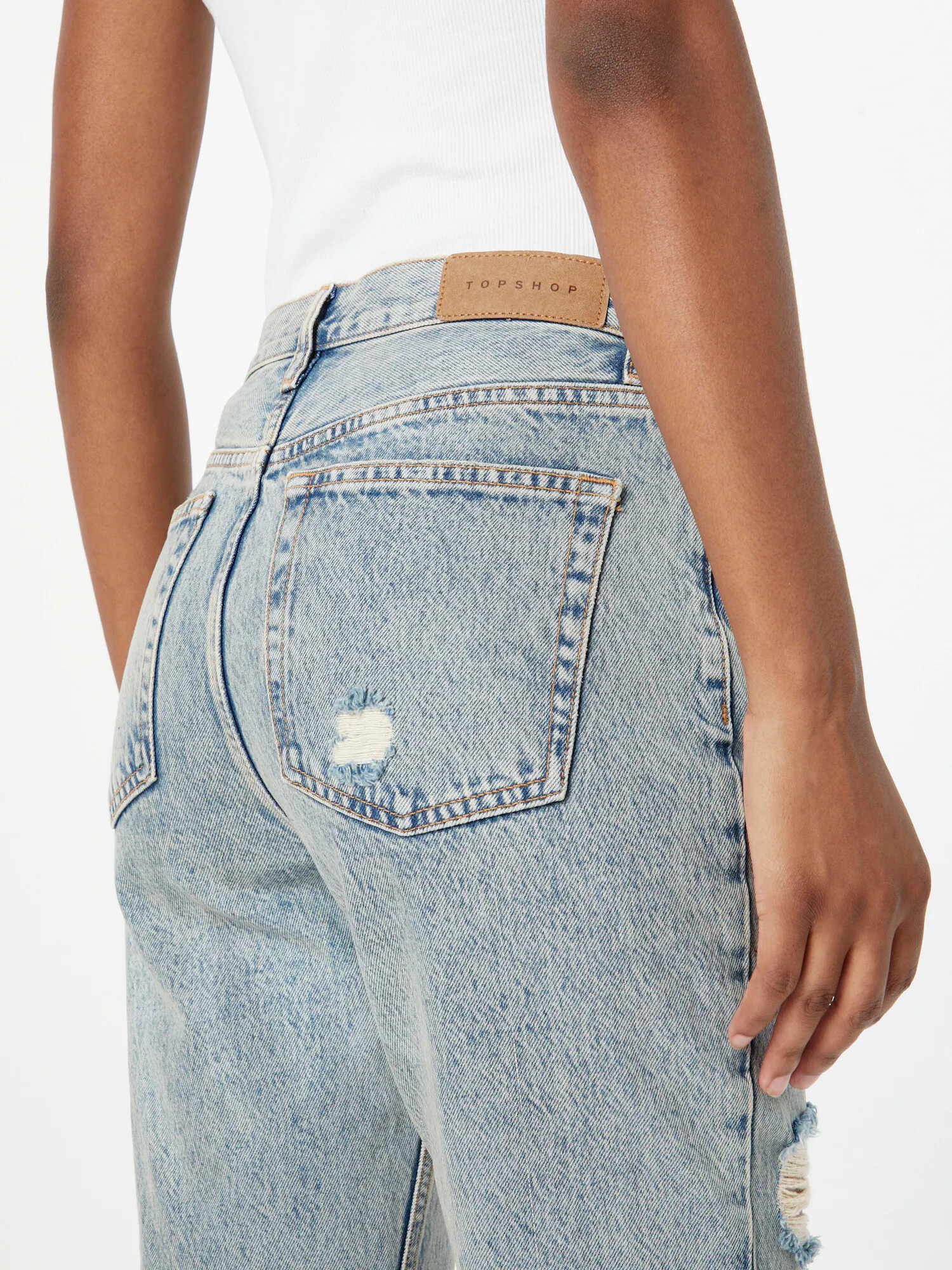 TOPSHOP Kavbojke 'Editor' moder denim - Pepit.si