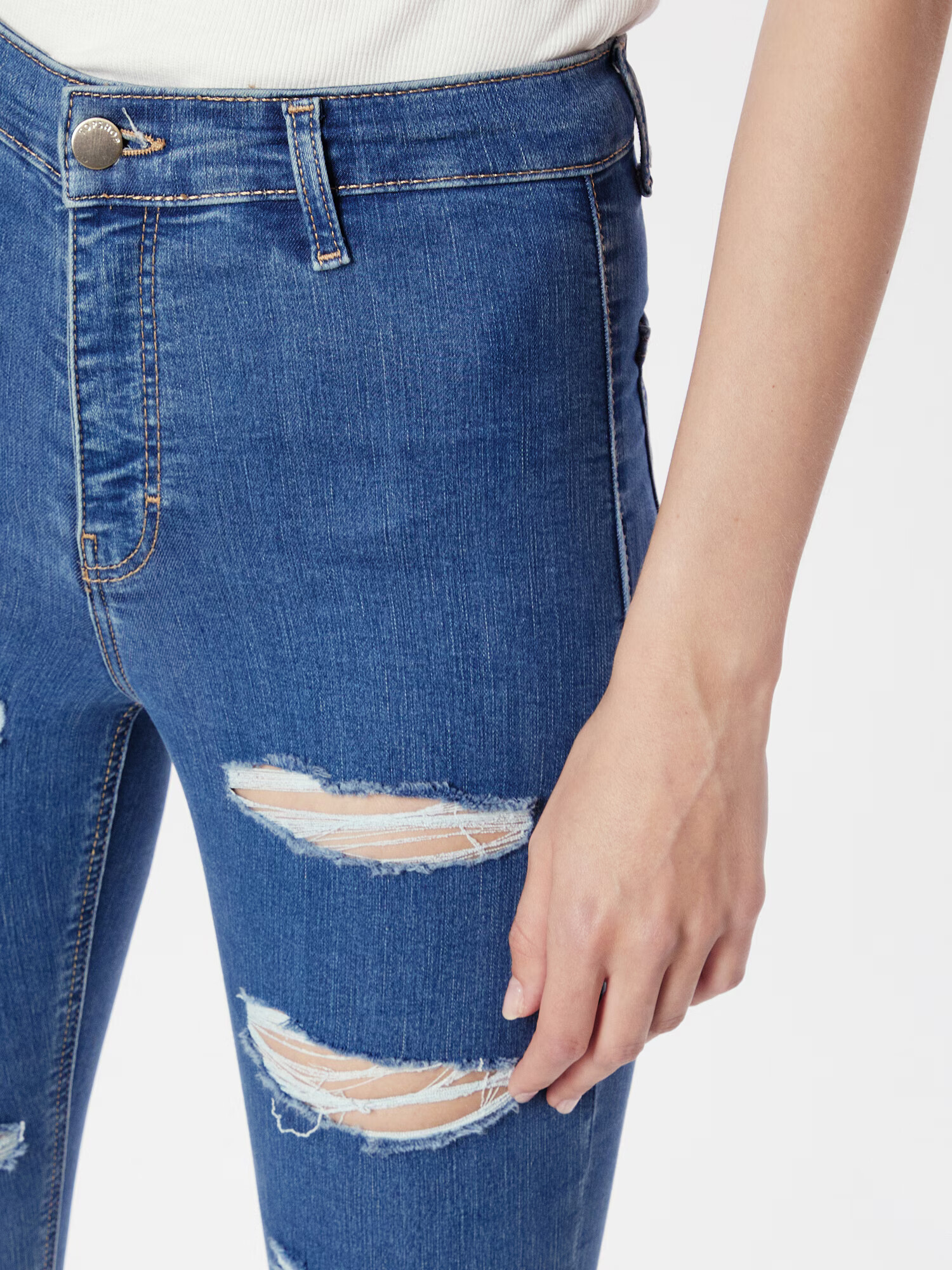 TOPSHOP Kavbojke 'Joni' moder denim - Pepit.si