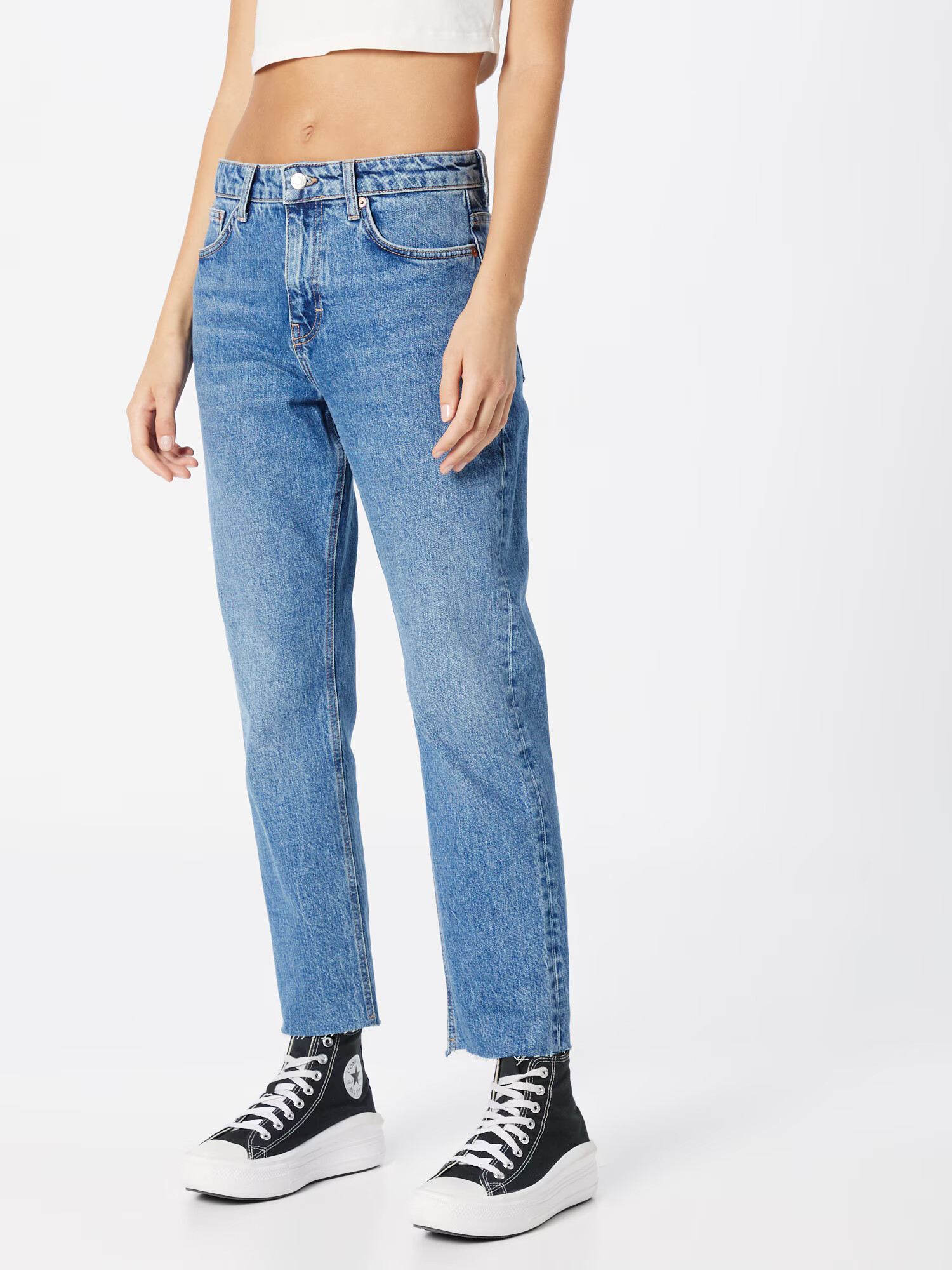 TOPSHOP Kavbojke moder denim - Pepit.si