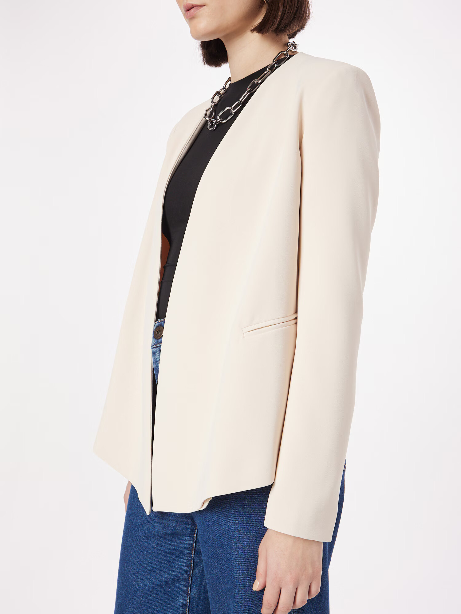 Twinset Blazer kremna - Pepit.si