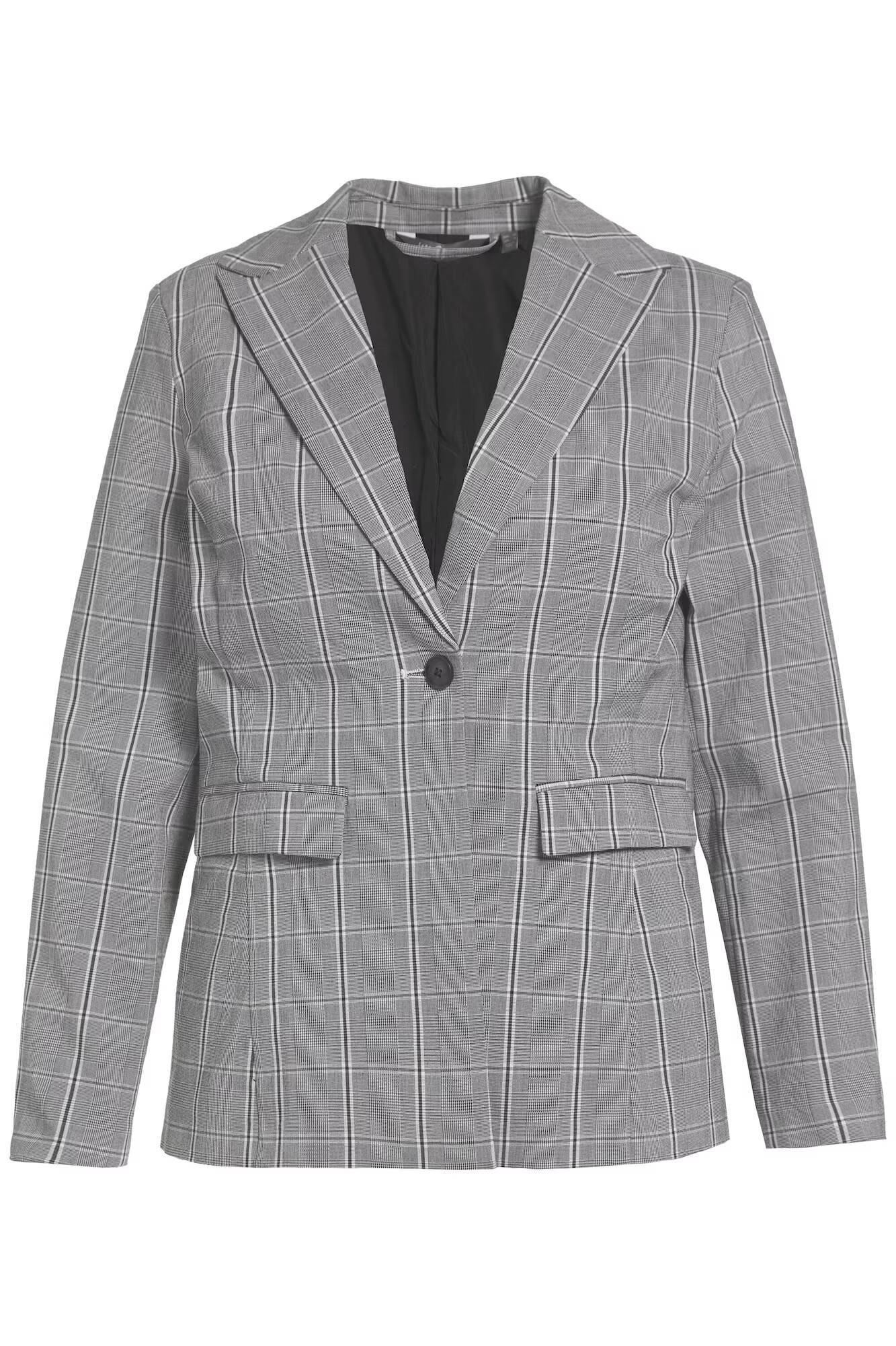 Ulla Popken Blazer siva / off-bela - Pepit.si