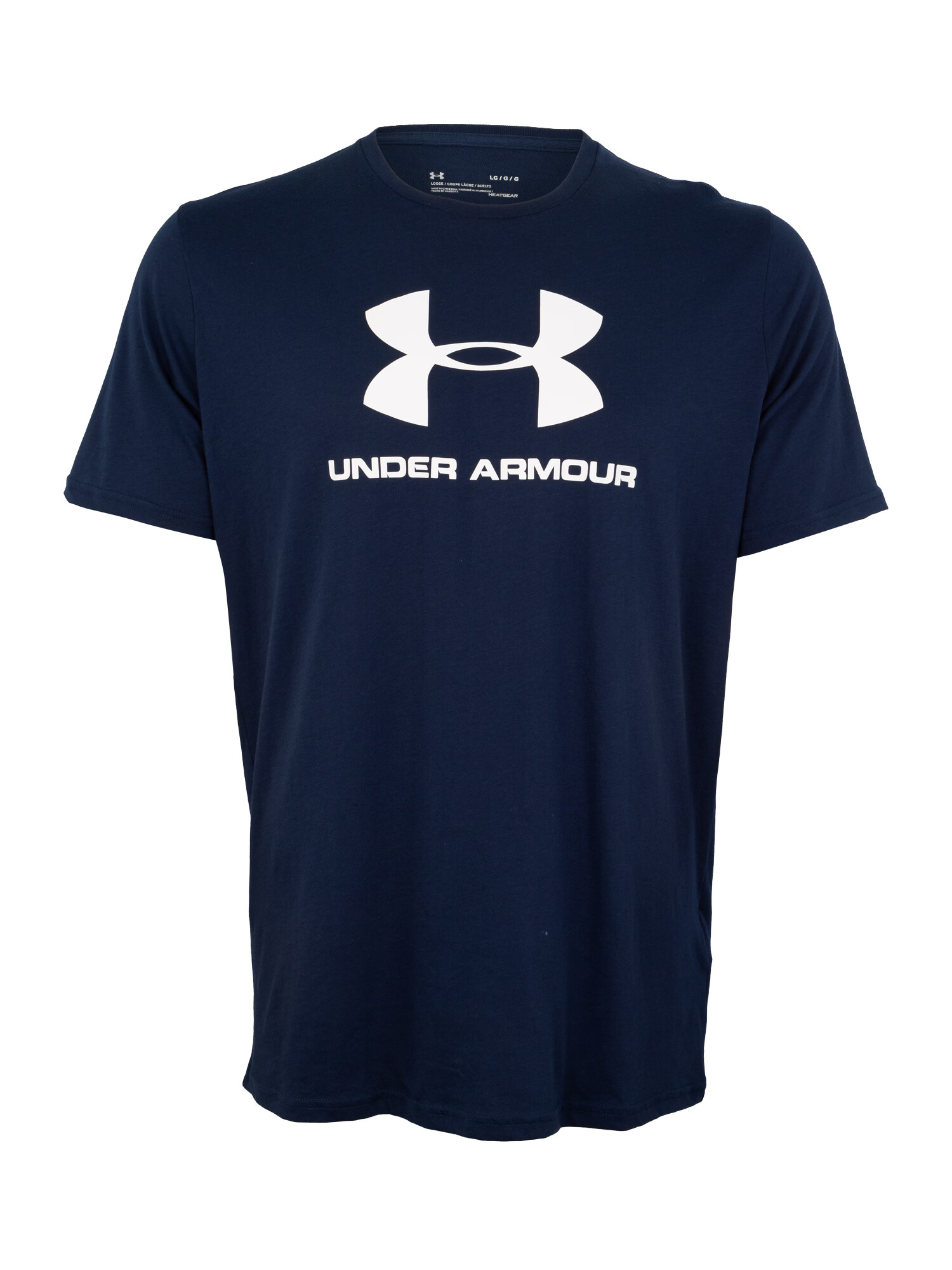 UNDER ARMOUR Funkcionalna majica mornarska / bela - Pepit.si