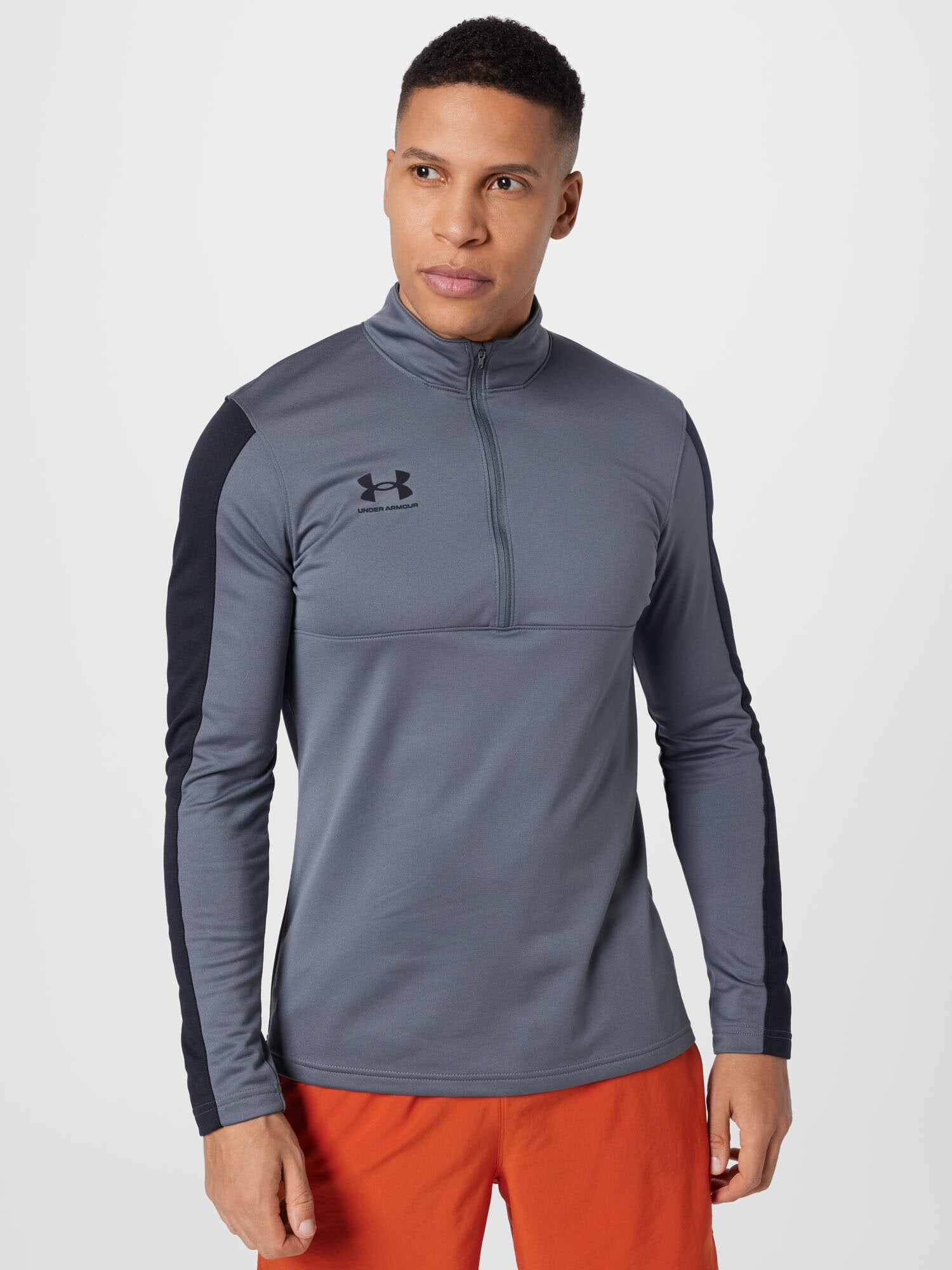 UNDER ARMOUR Funkcionalna majica 'Challenger' siva / temno siva - Pepit.si