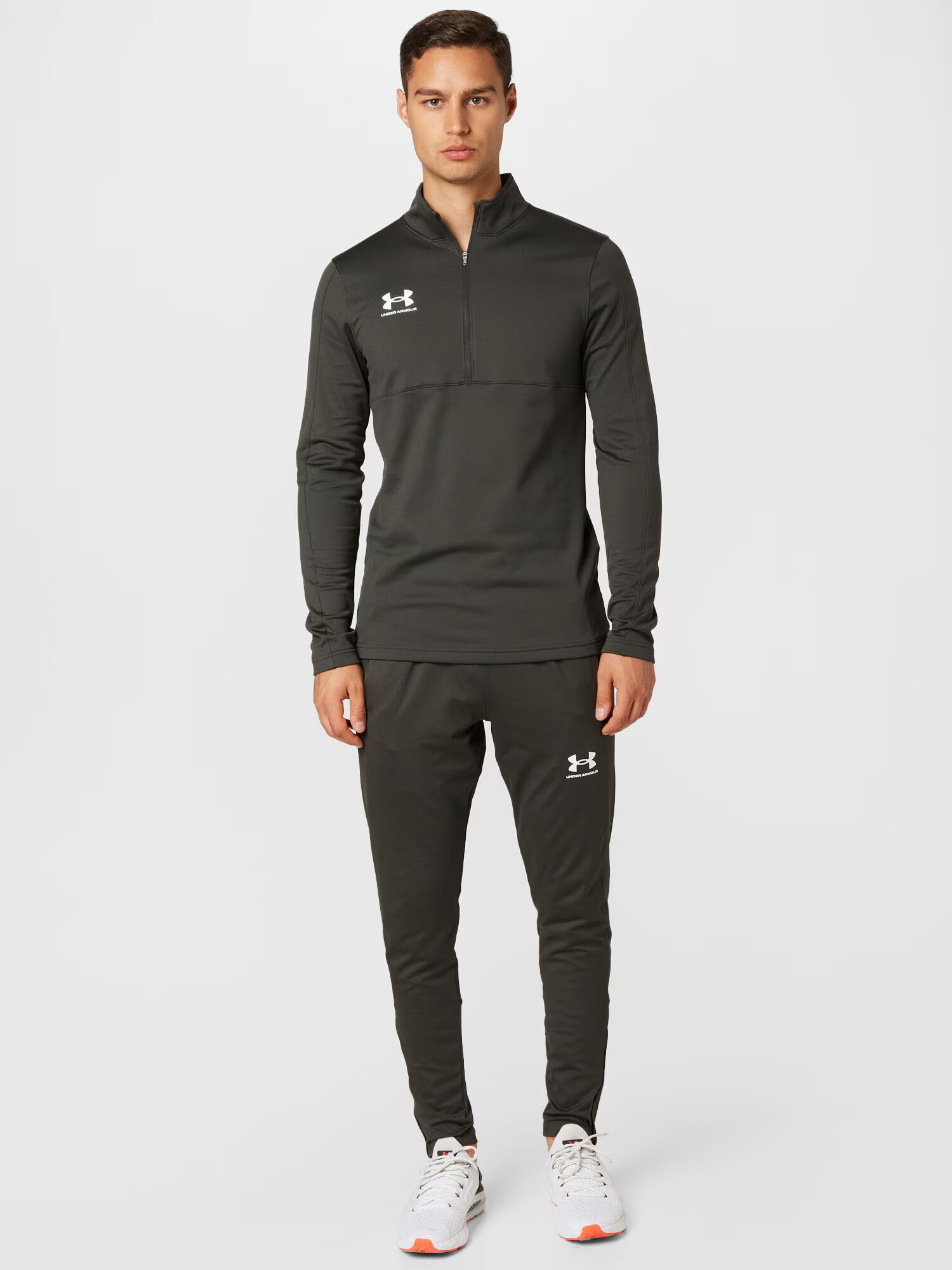 UNDER ARMOUR Funkcionalna majica 'Challenger' temno zelena / bela - Pepit.si