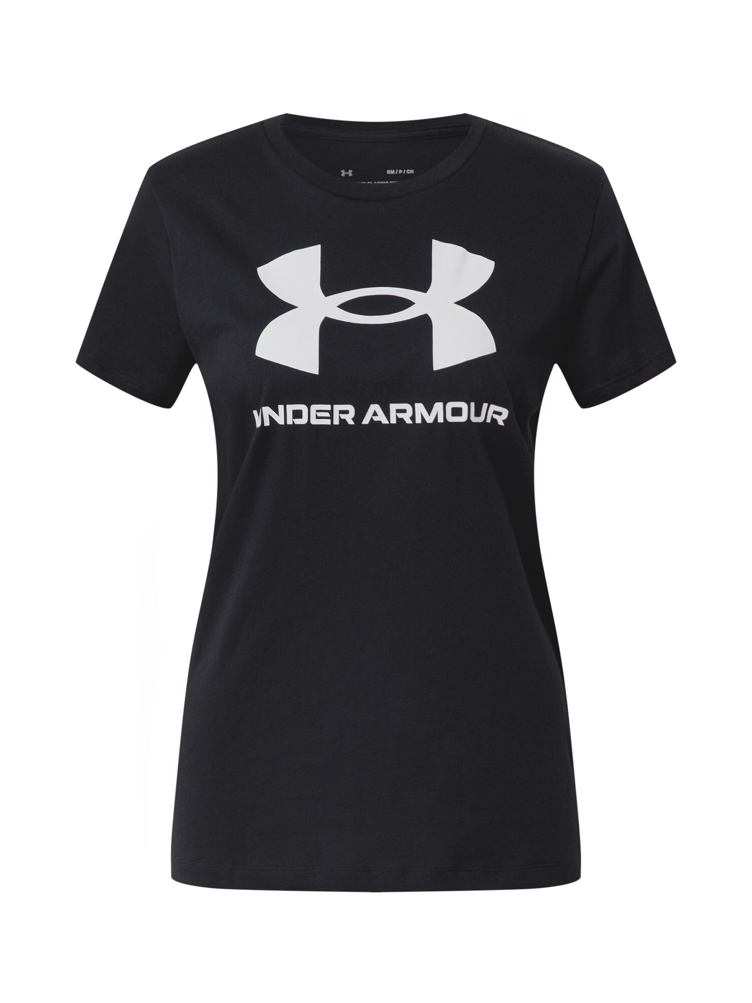 UNDER ARMOUR Funkcionalna majica črna / bela - Pepit.si