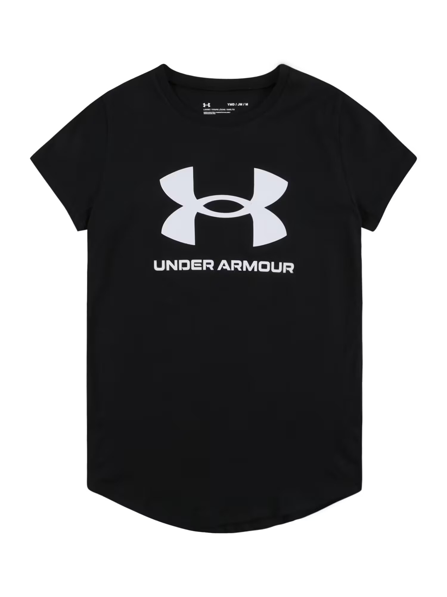 UNDER ARMOUR Funkcionalna majica črna / bela - Pepit.si