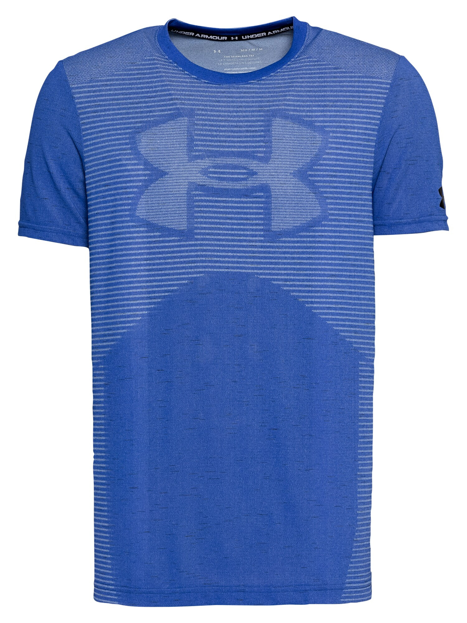 UNDER ARMOUR Funkcionalna majica dimno modra / bela - Pepit.si