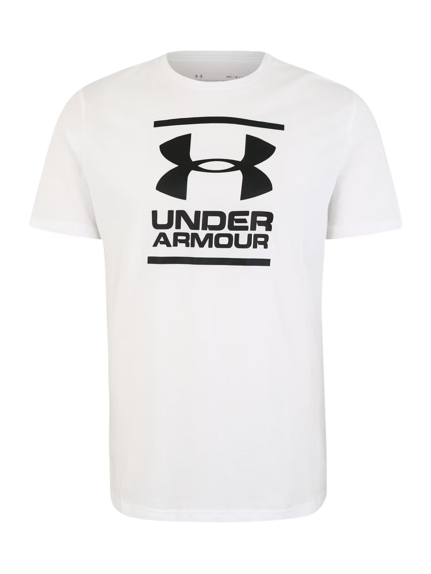 UNDER ARMOUR Funkcionalna majica 'Foundation' črna / bela - Pepit.si