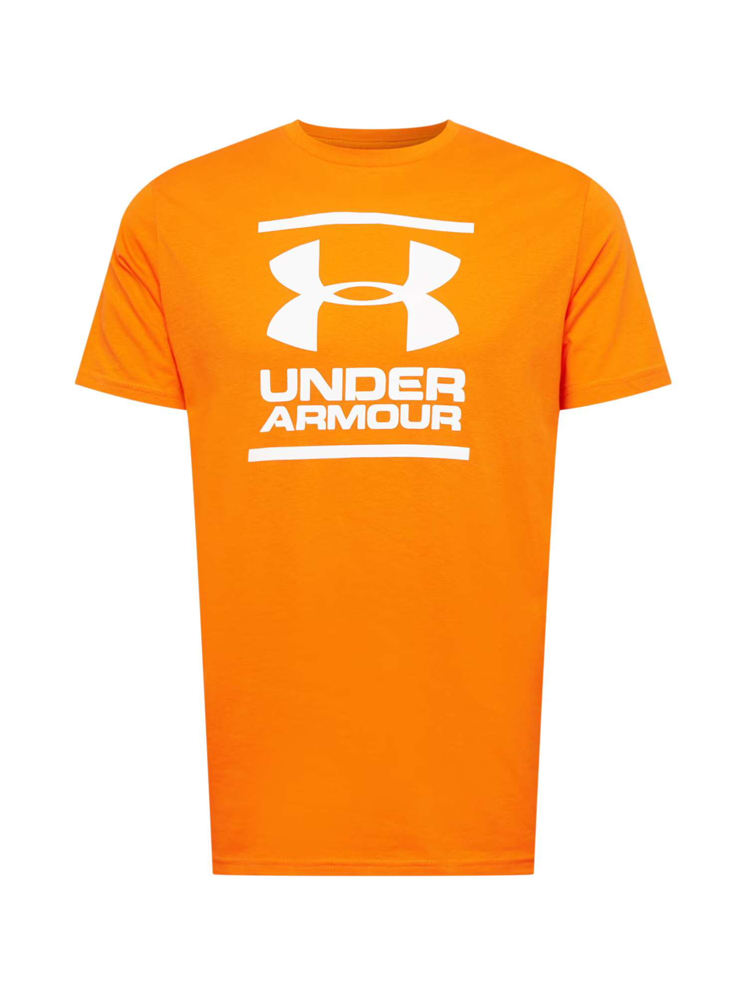 UNDER ARMOUR Funkcionalna majica 'Foundation' oranžna / bela - Pepit.si