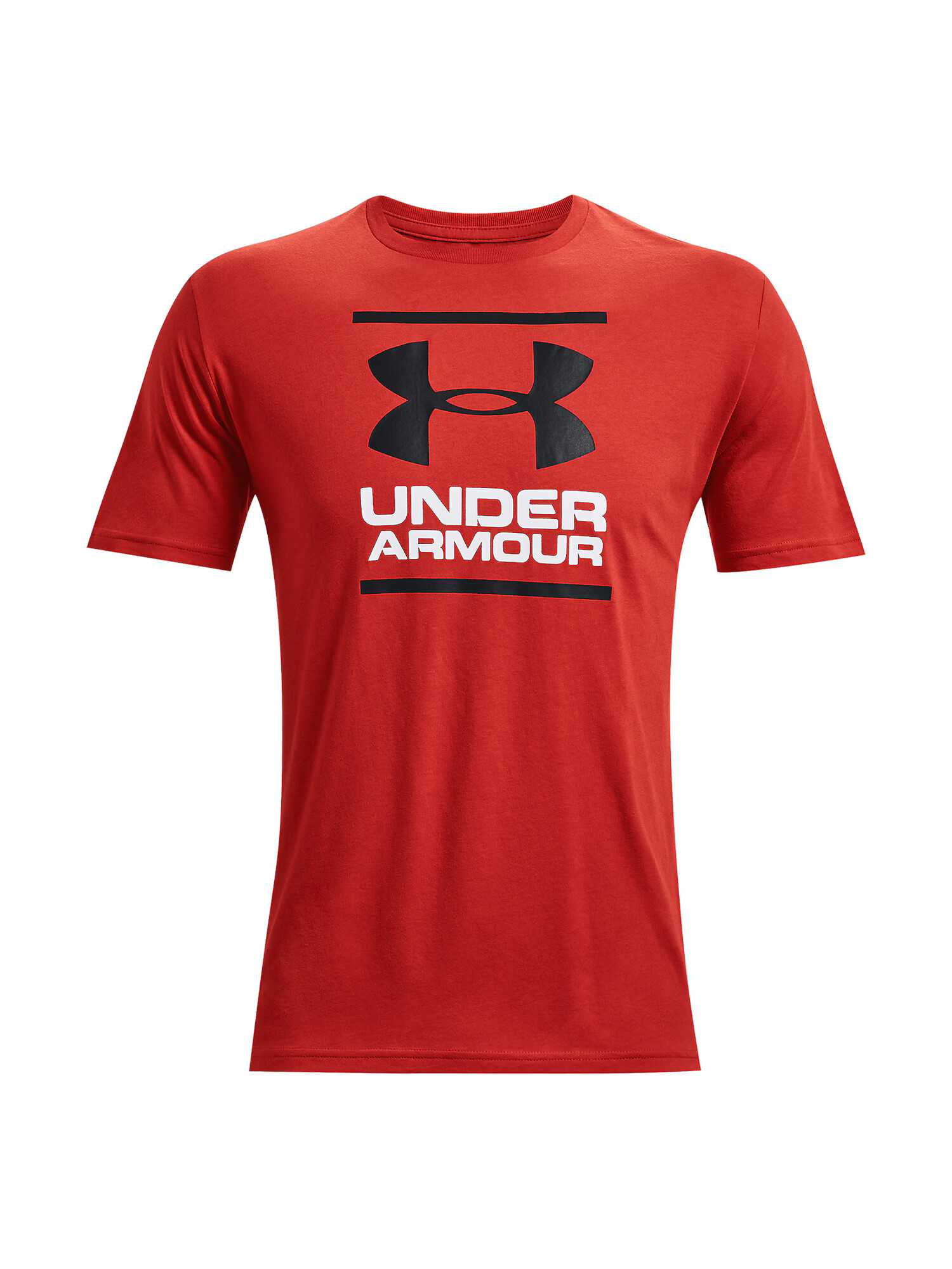 UNDER ARMOUR Funkcionalna majica 'Foundation' rdeča / črna / bela - Pepit.si