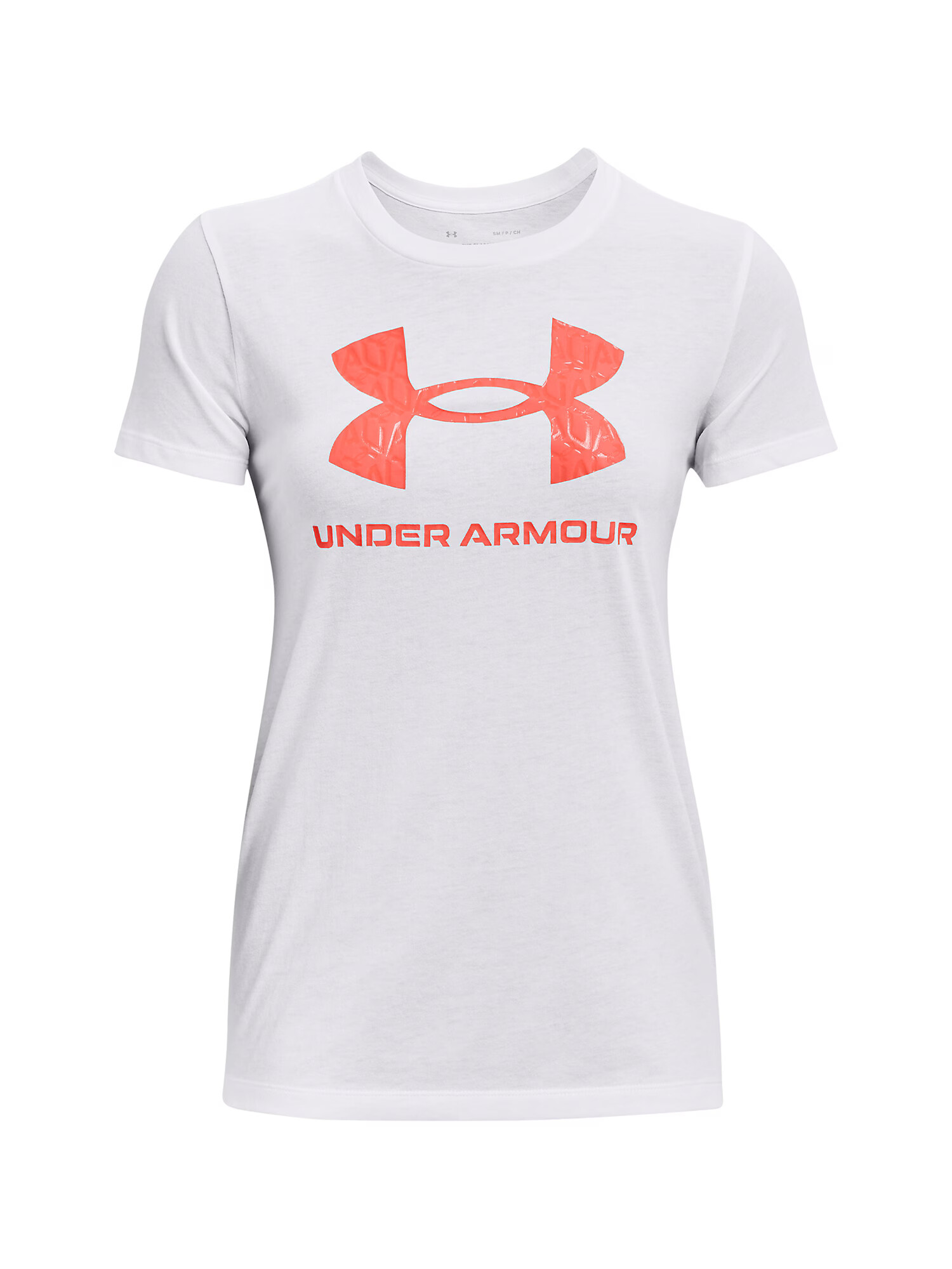 UNDER ARMOUR Funkcionalna majica korala / bela - Pepit.si