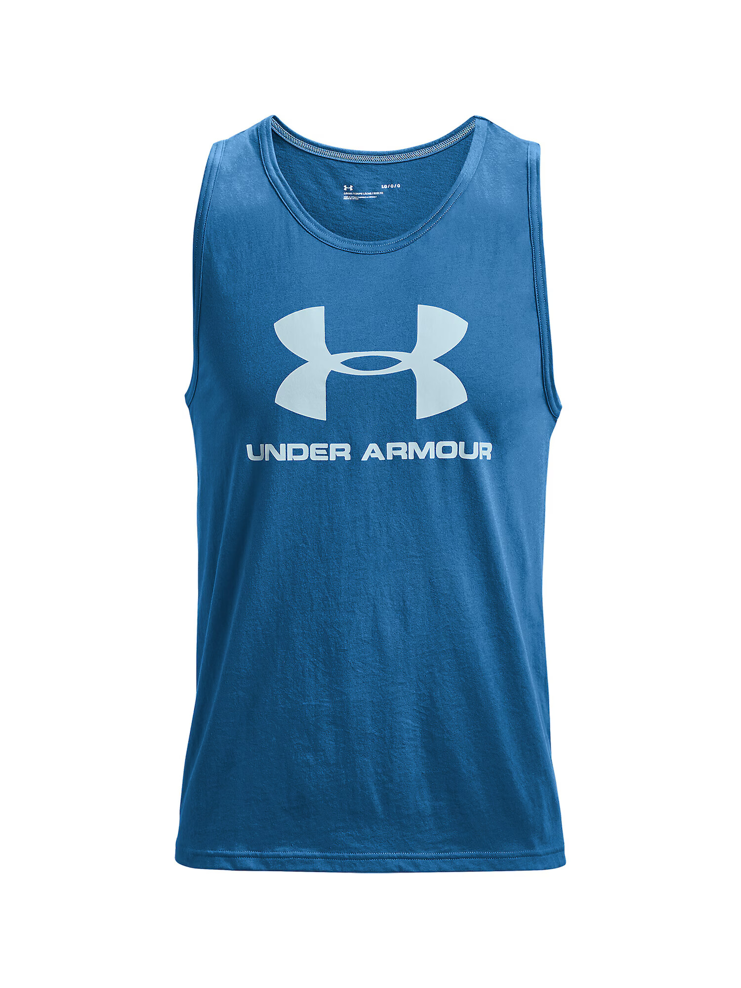 UNDER ARMOUR Funkcionalna majica modra / bela - Pepit.si