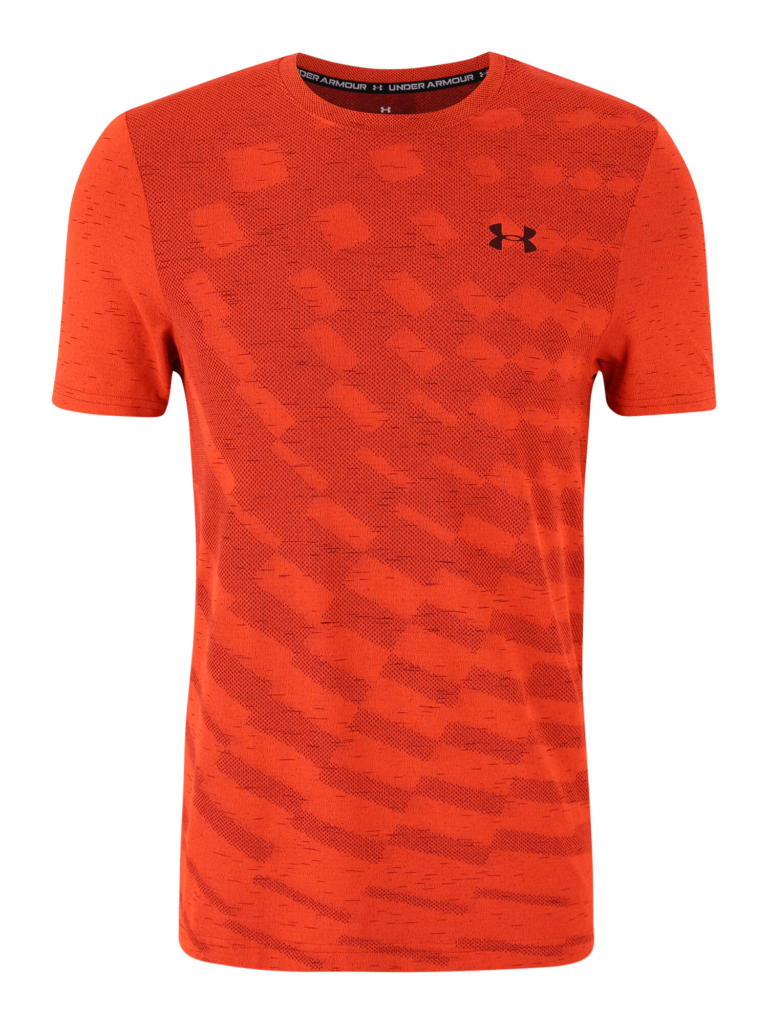 UNDER ARMOUR Funkcionalna majica oranžno rdeča / črna - Pepit.si