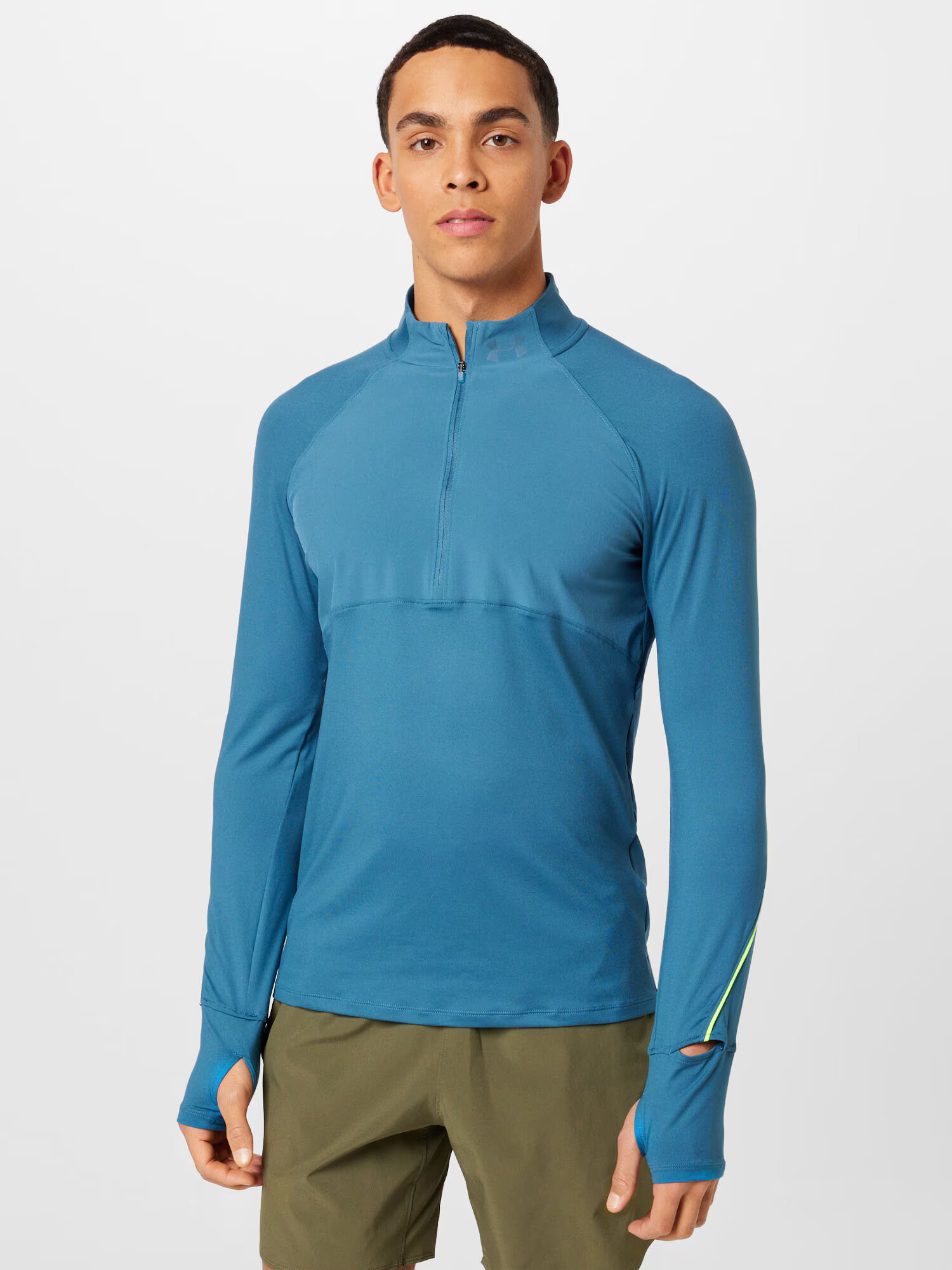 UNDER ARMOUR Funkcionalna majica 'Qualifier' temno modra / apno - Pepit.si