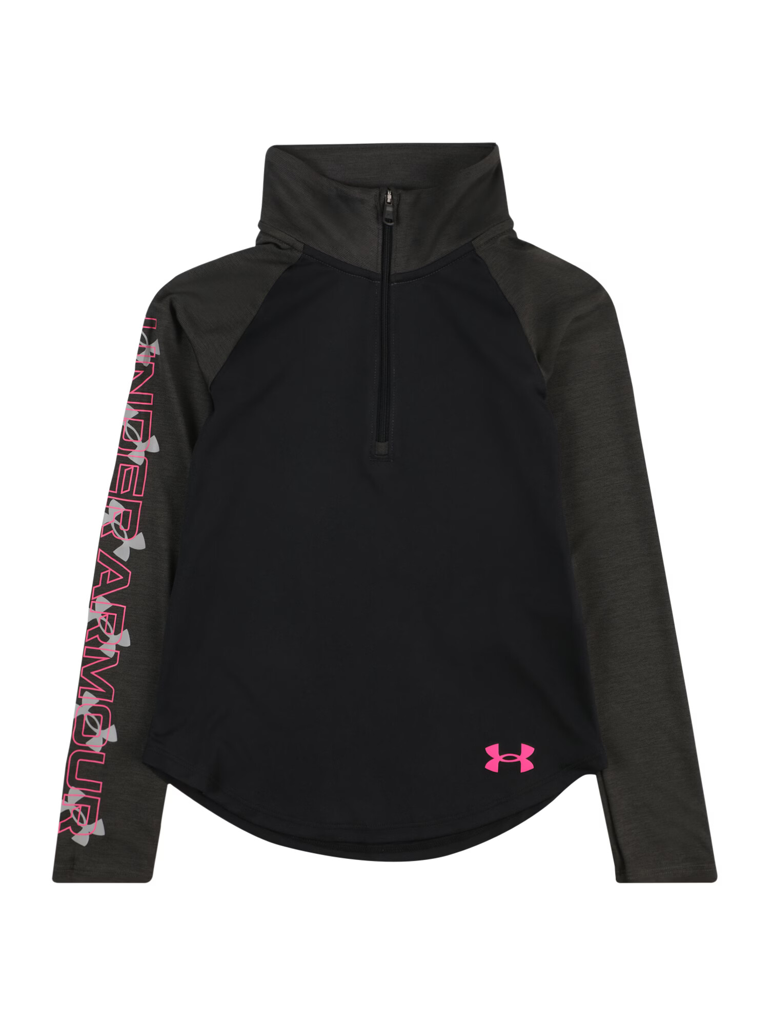 UNDER ARMOUR Funkcionalna majica roza / črna / bela - Pepit.si