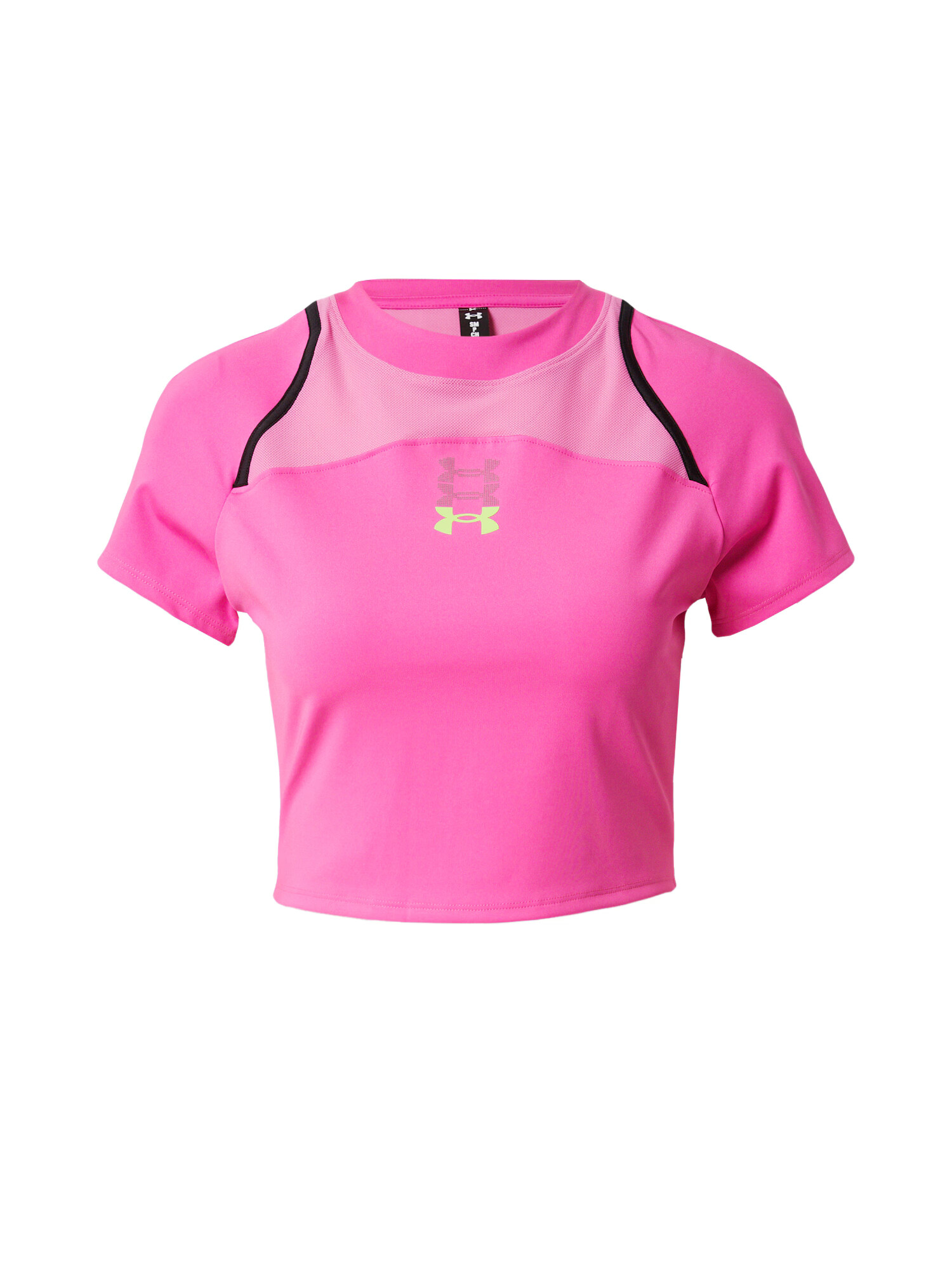 UNDER ARMOUR Funkcionalna majica rumena / pitaja / črna - Pepit.si