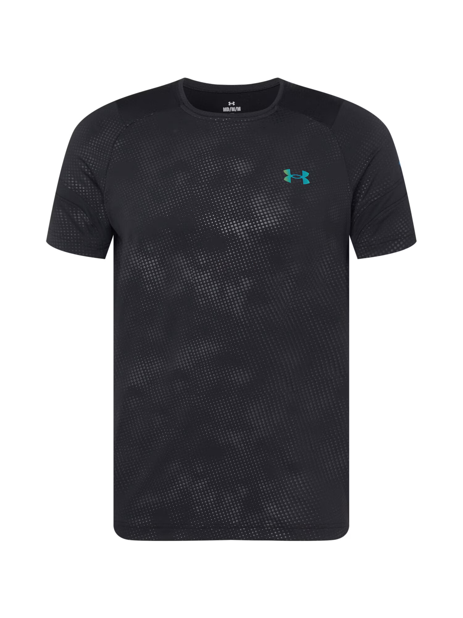 UNDER ARMOUR Funkcionalna majica 'Rush Emboss' modra / temno siva / oliva / črna - Pepit.si