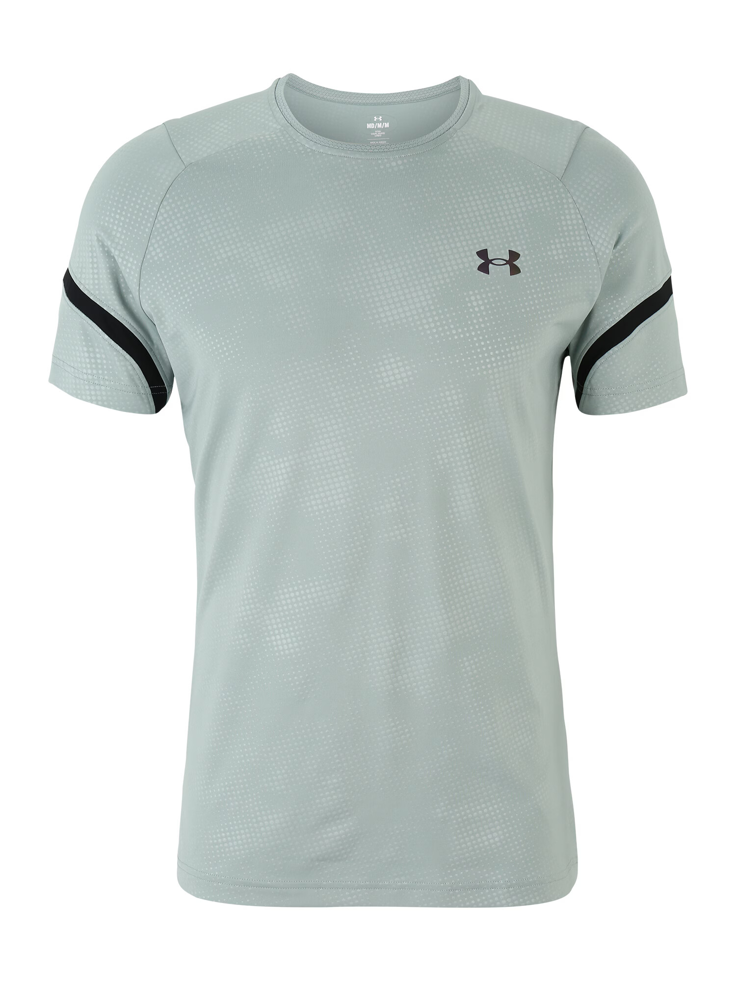 UNDER ARMOUR Funkcionalna majica 'Rush Emboss' turkizna / dimno modra / črna - Pepit.si