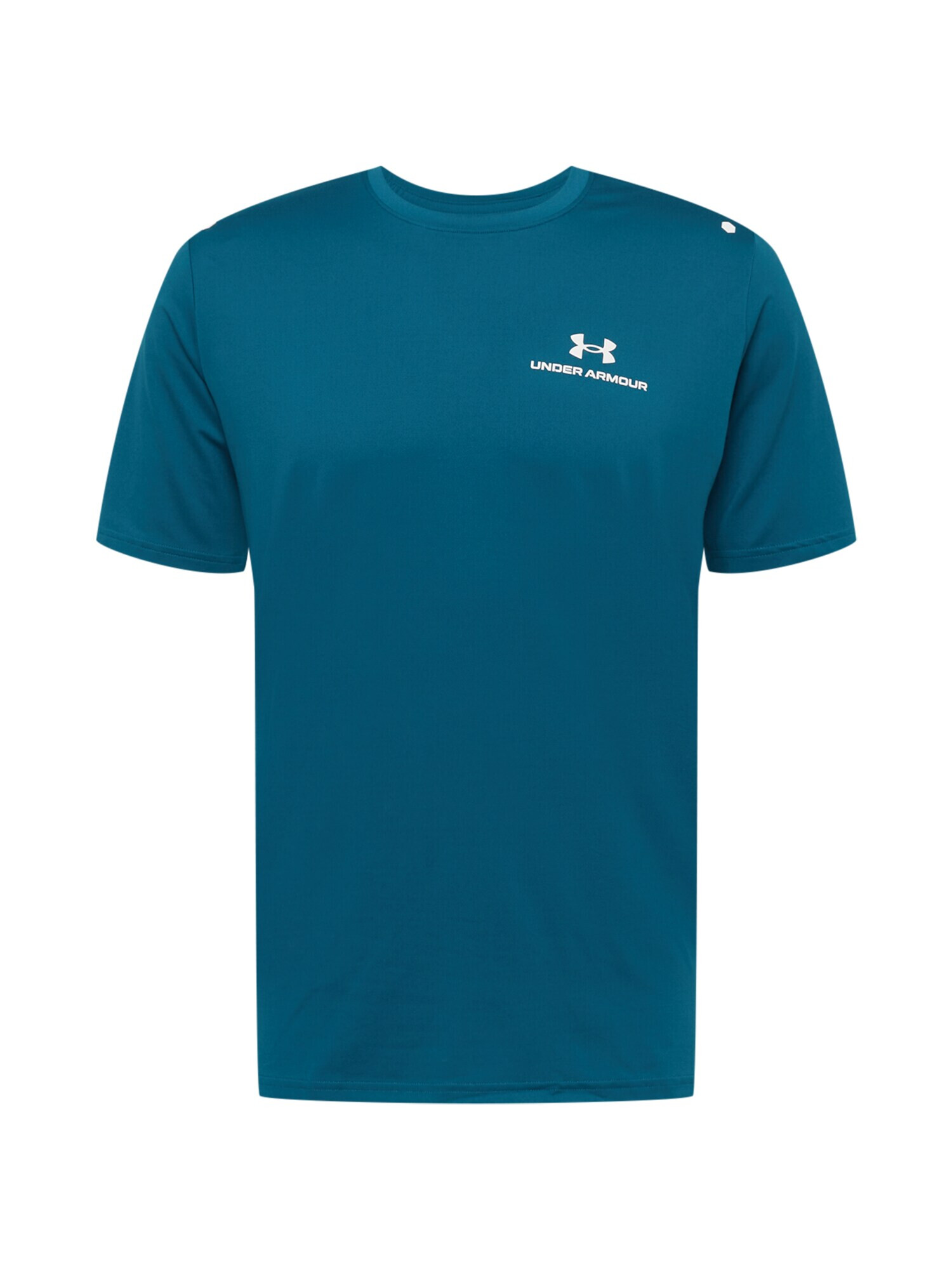 UNDER ARMOUR Funkcionalna majica 'Rush Energy' smaragd / bela - Pepit.si