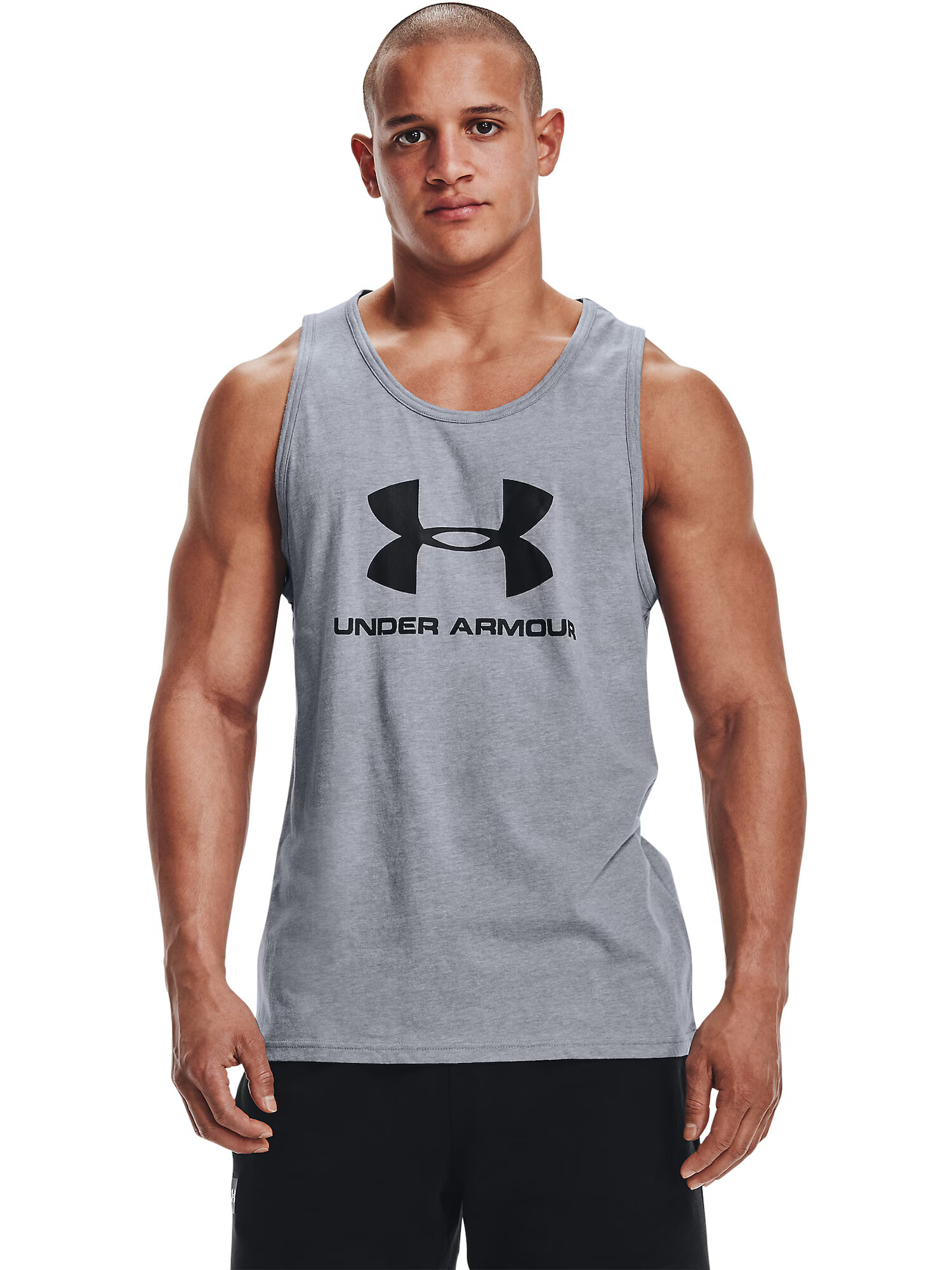 UNDER ARMOUR Funkcionalna majica siva / črna - Pepit.si