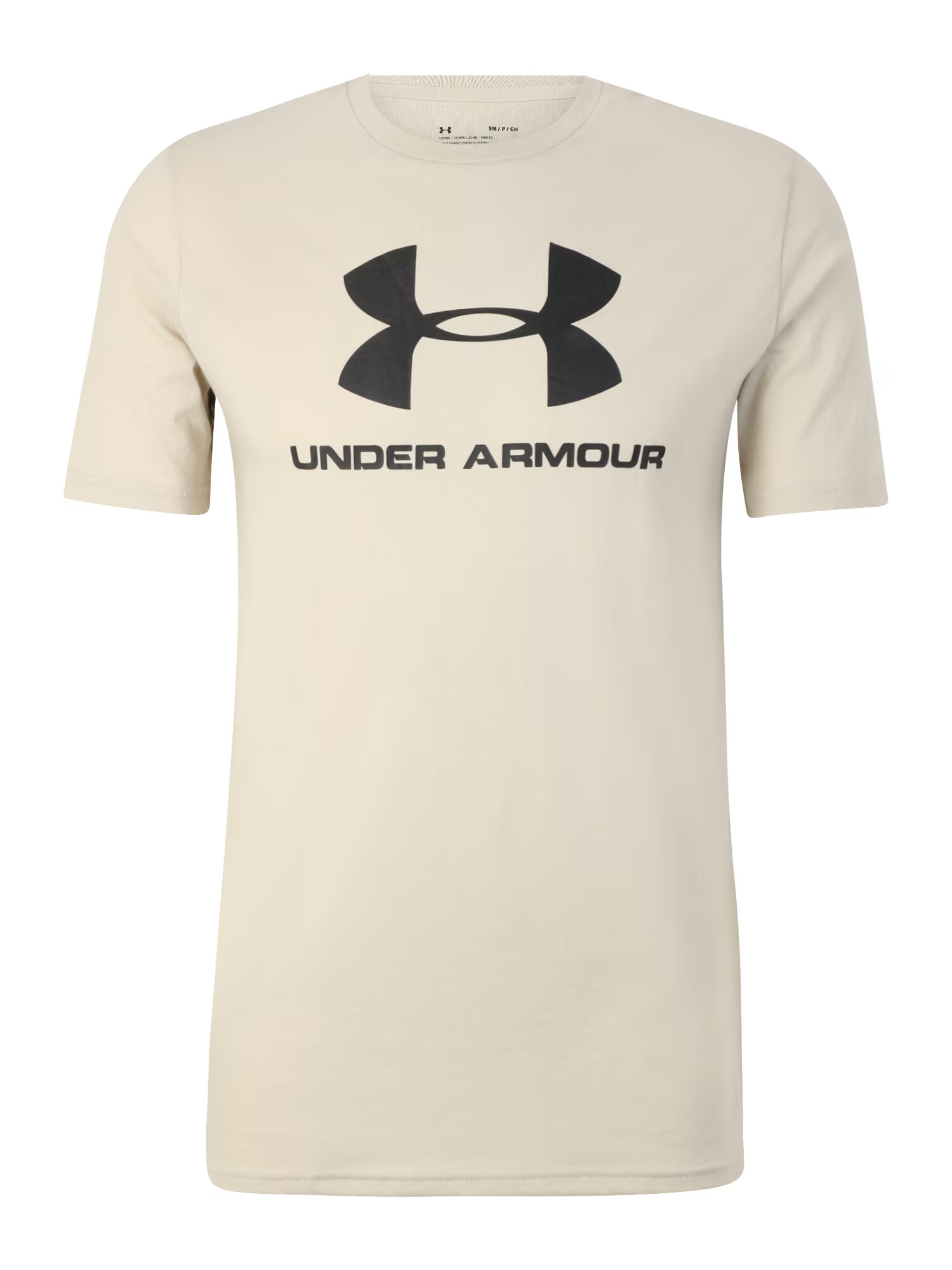 UNDER ARMOUR Funkcionalna majica svetlo rjava / črna - Pepit.si