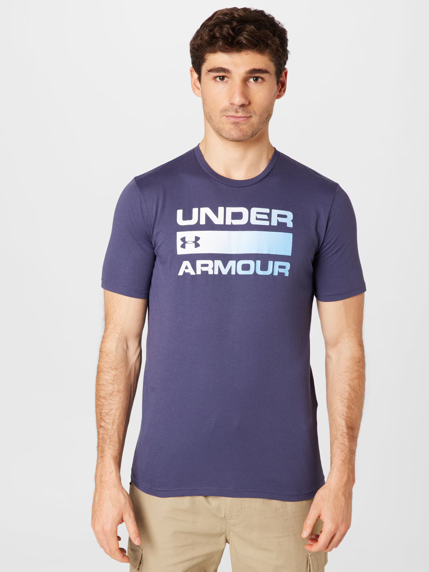 UNDER ARMOUR Funkcionalna majica 'Team Issue' marine / svetlo modra / bela - Pepit.si