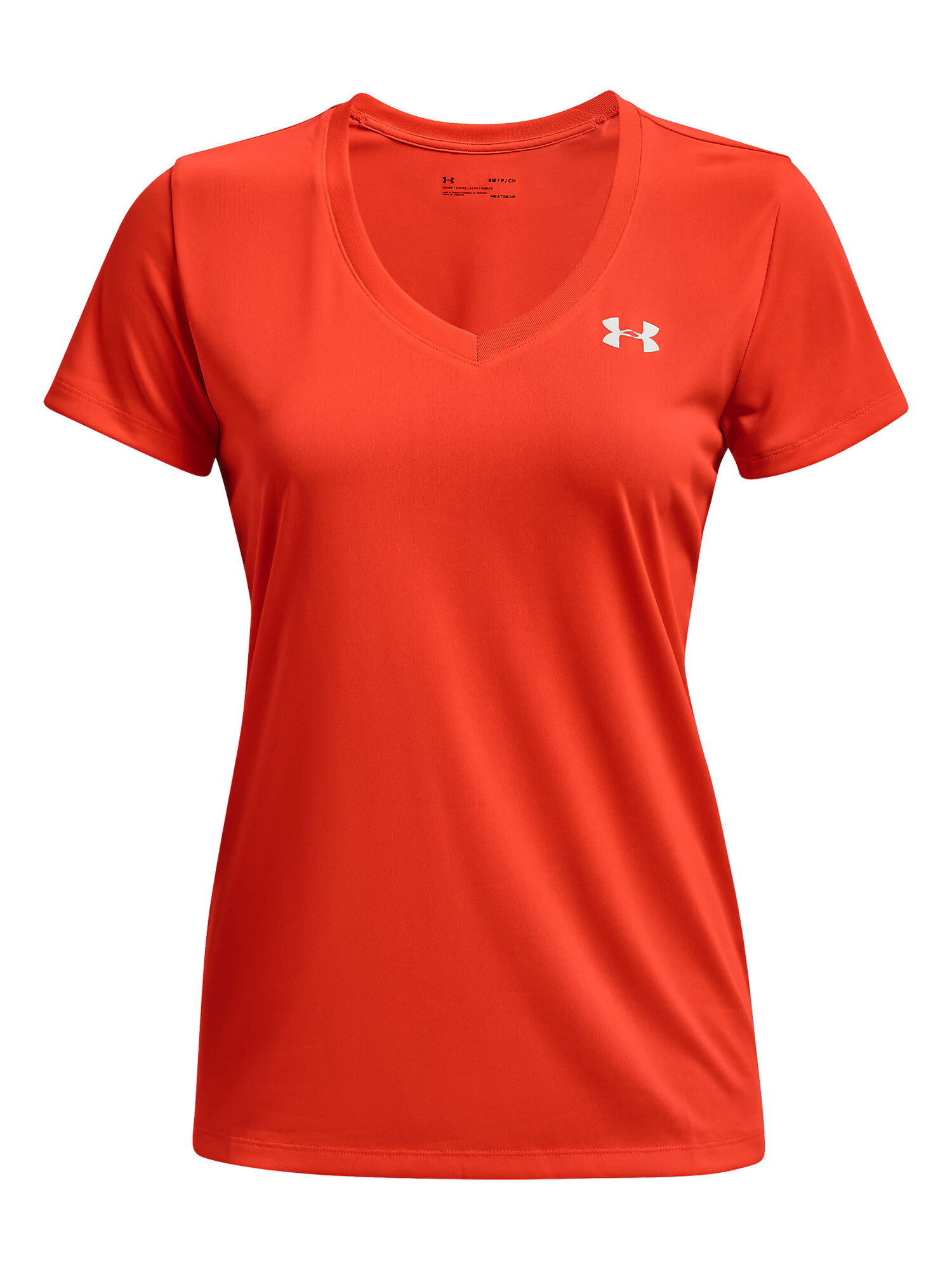 UNDER ARMOUR Funkcionalna majica temno oranžna / bela - Pepit.si