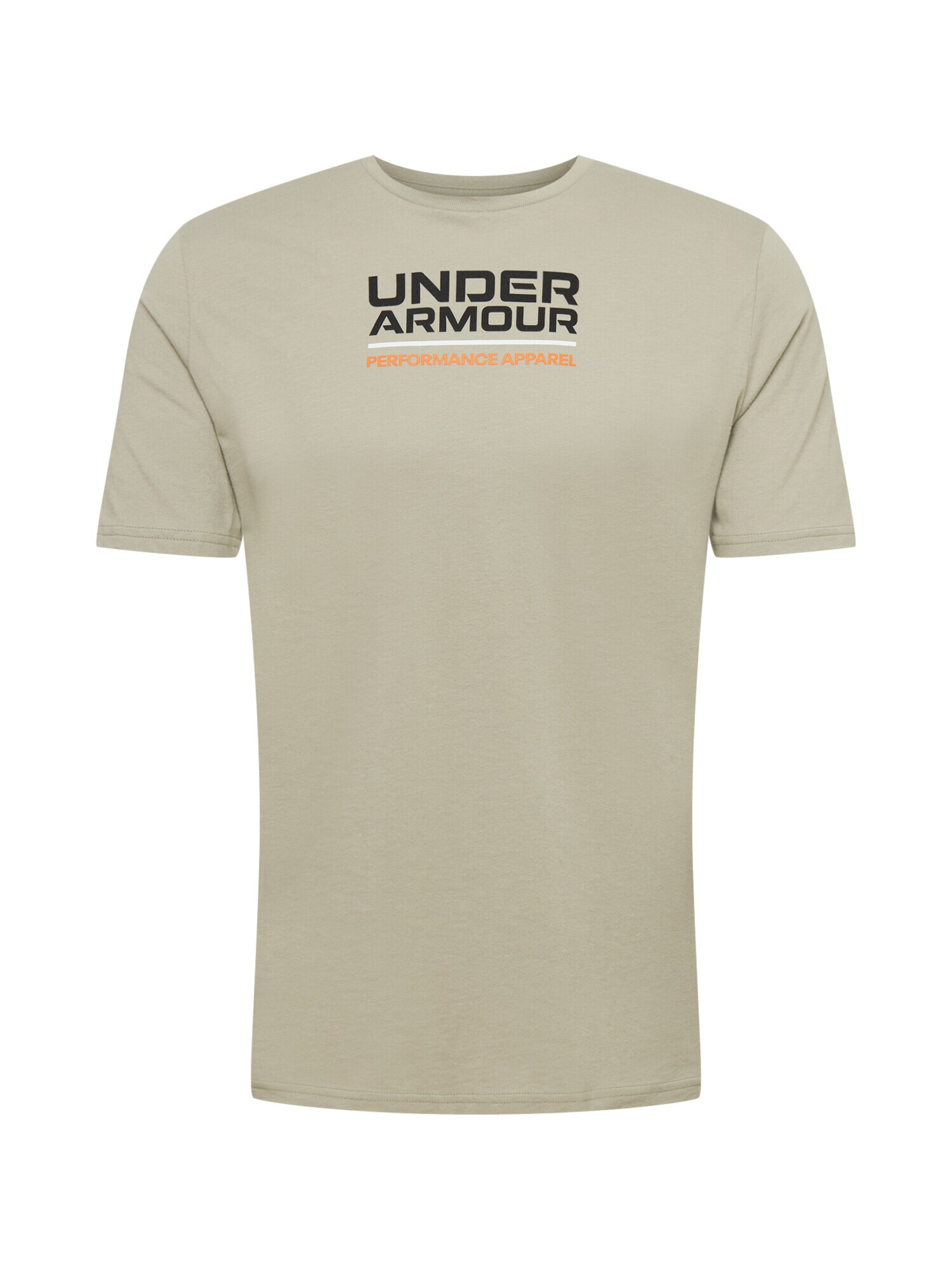 UNDER ARMOUR Funkcionalna majica temno siva / neonsko oranžna / črna / bela - Pepit.si