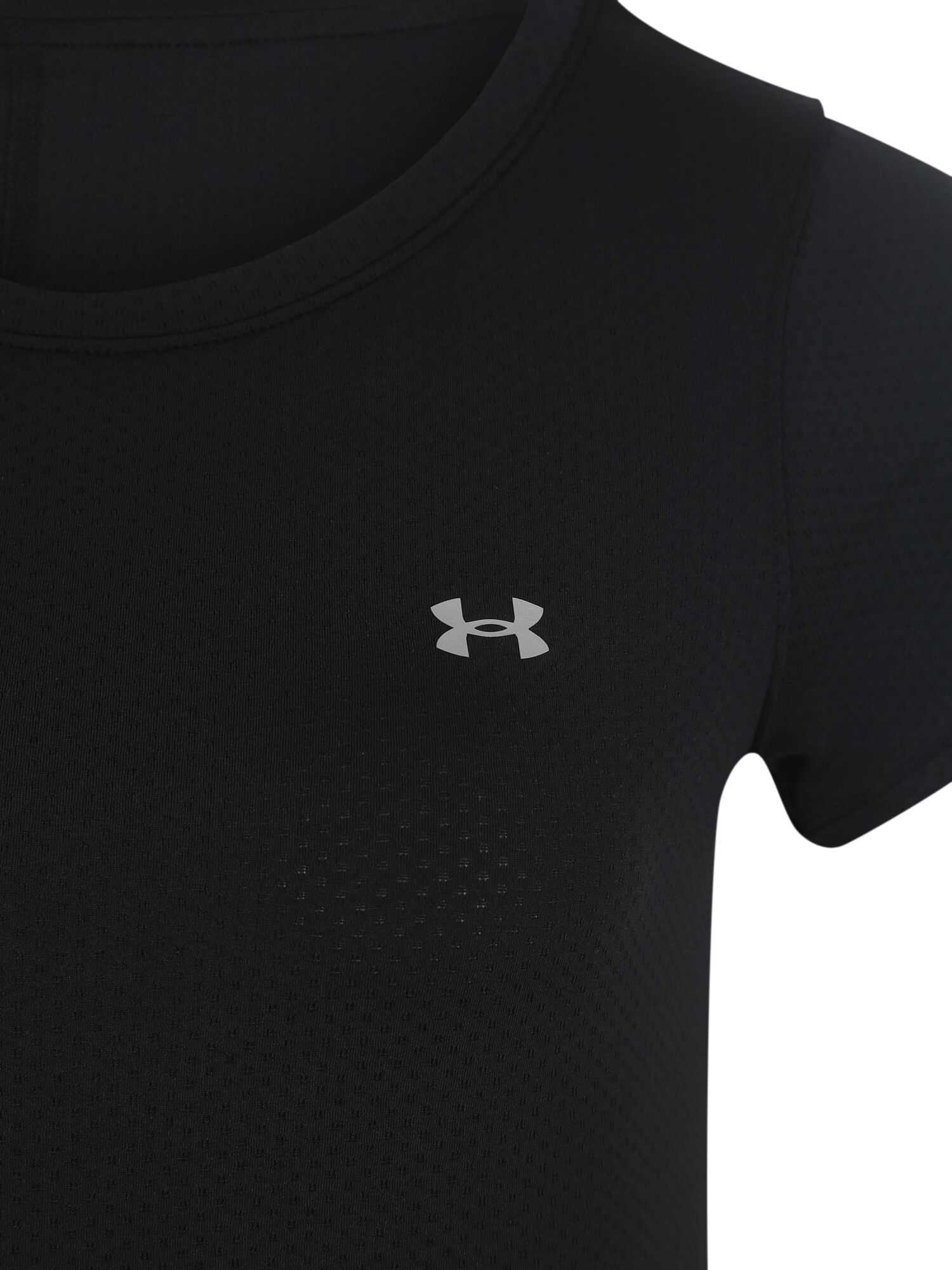 UNDER ARMOUR Funkcionalna majica 'UA HG ARMOUR SS' bazaltno siva / črna - Pepit.si