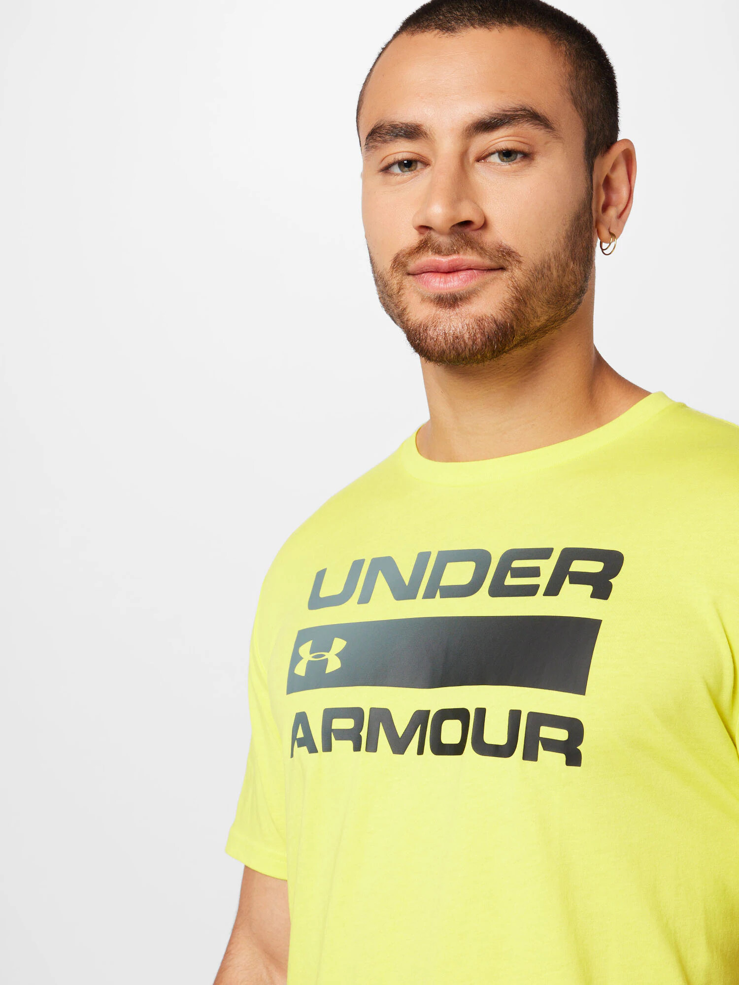 UNDER ARMOUR Majica 'TEAM ISSUE' rumena / črna - Pepit.si