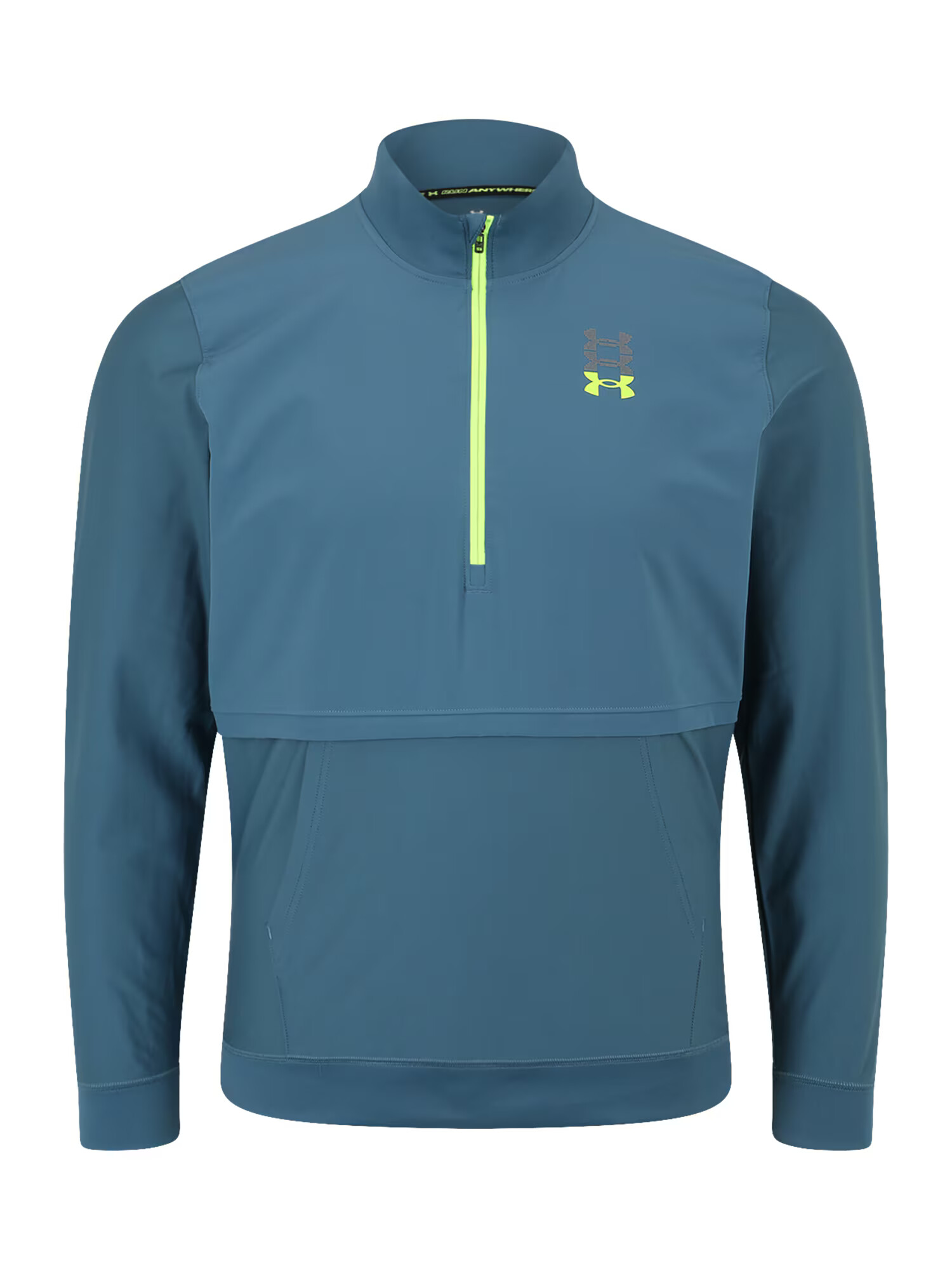 UNDER ARMOUR Športen pulover 'Anywhere' apno / svetlo siva / petrol - Pepit.si